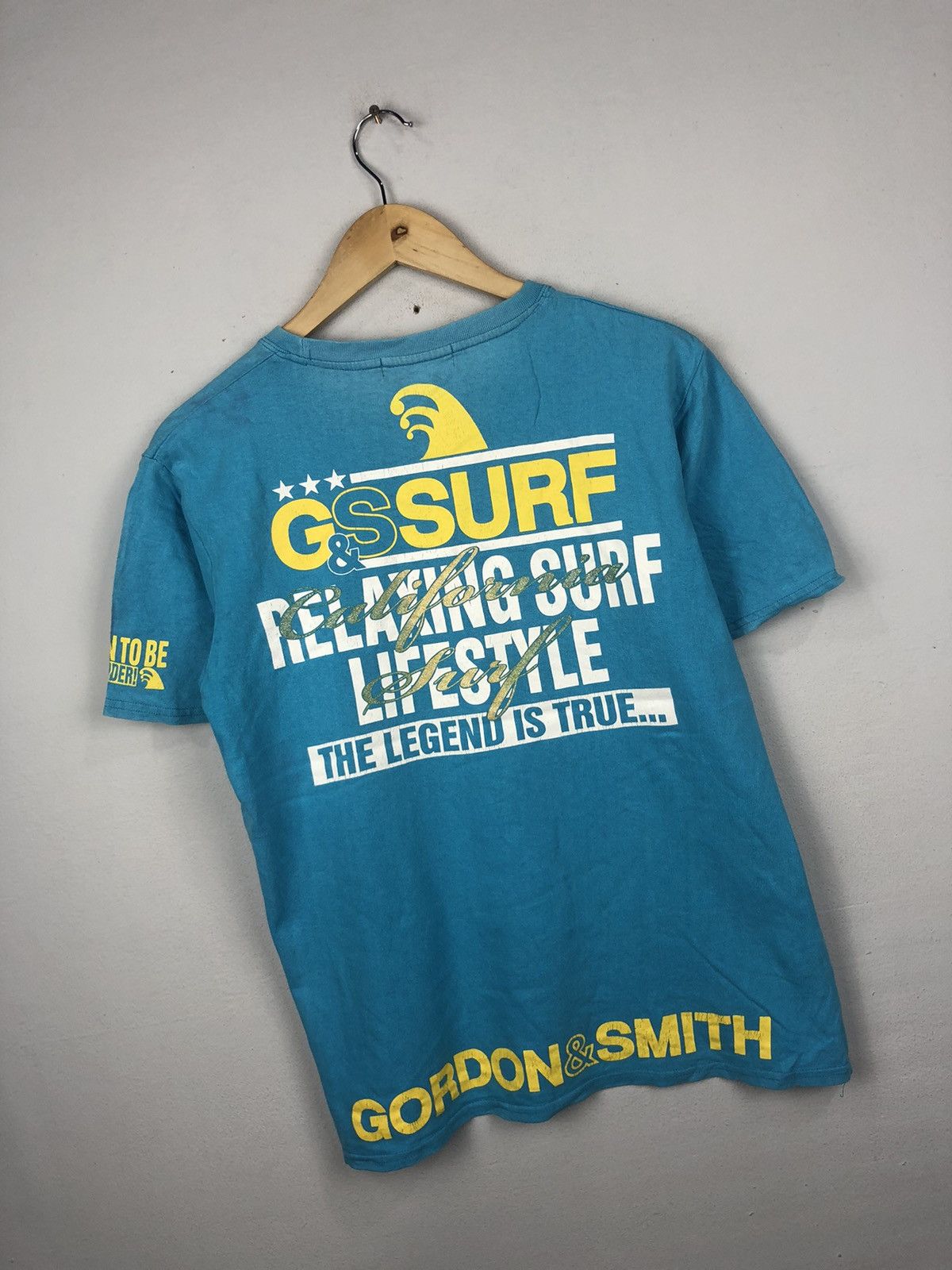 Vintage Gordon n Smith Rare Design Surf Tee Size US L / EU 52-54 / 3 - 8 Thumbnail