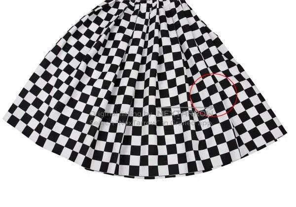 Comme des Garcons Comme Des Garcons size S Black and White Vintage Plaid Ple Size 23" - 5 Thumbnail
