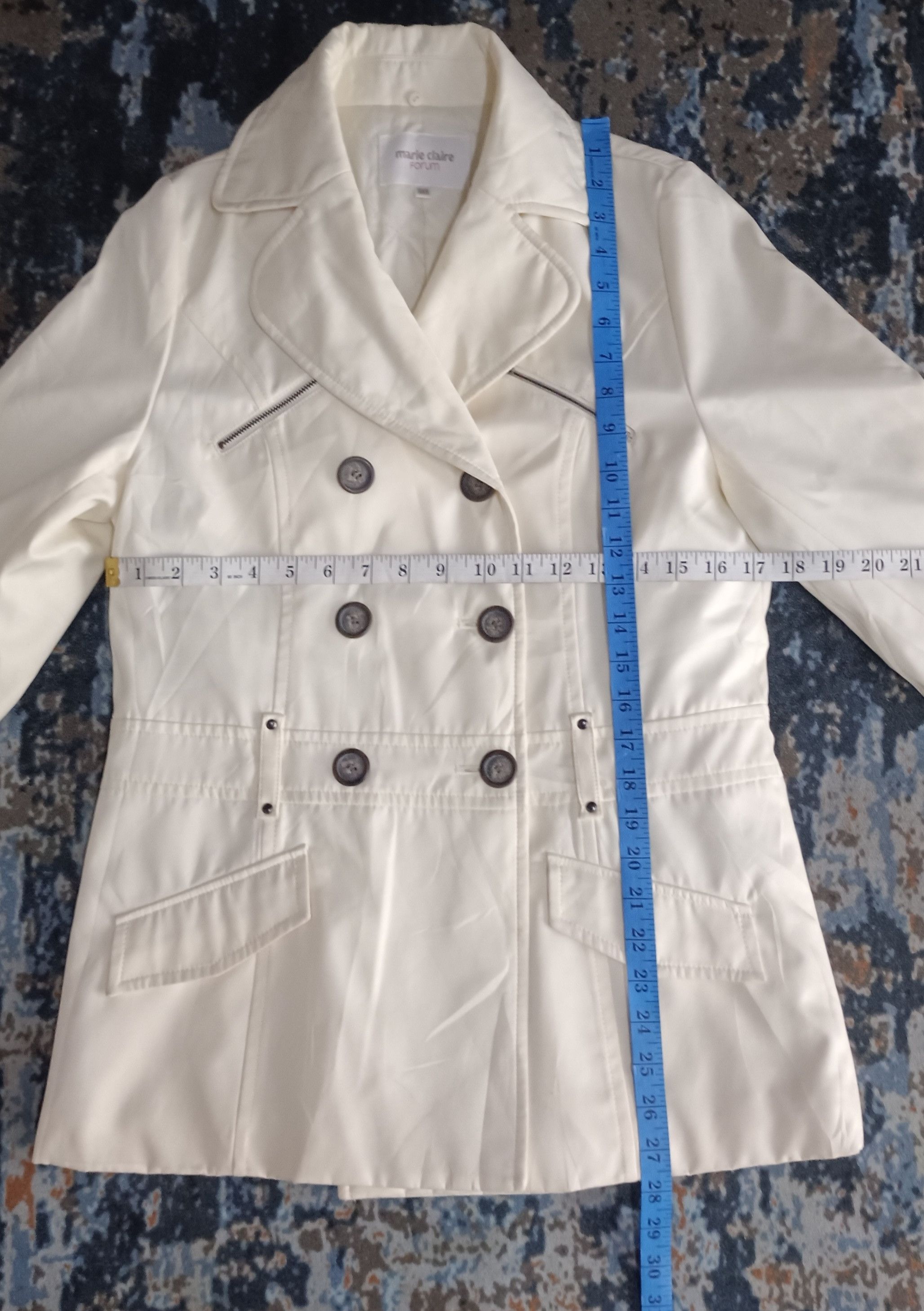 Designer Marie Claire Forum Double Breast Jacket Size S / US 4 / IT 40 - 15 Thumbnail