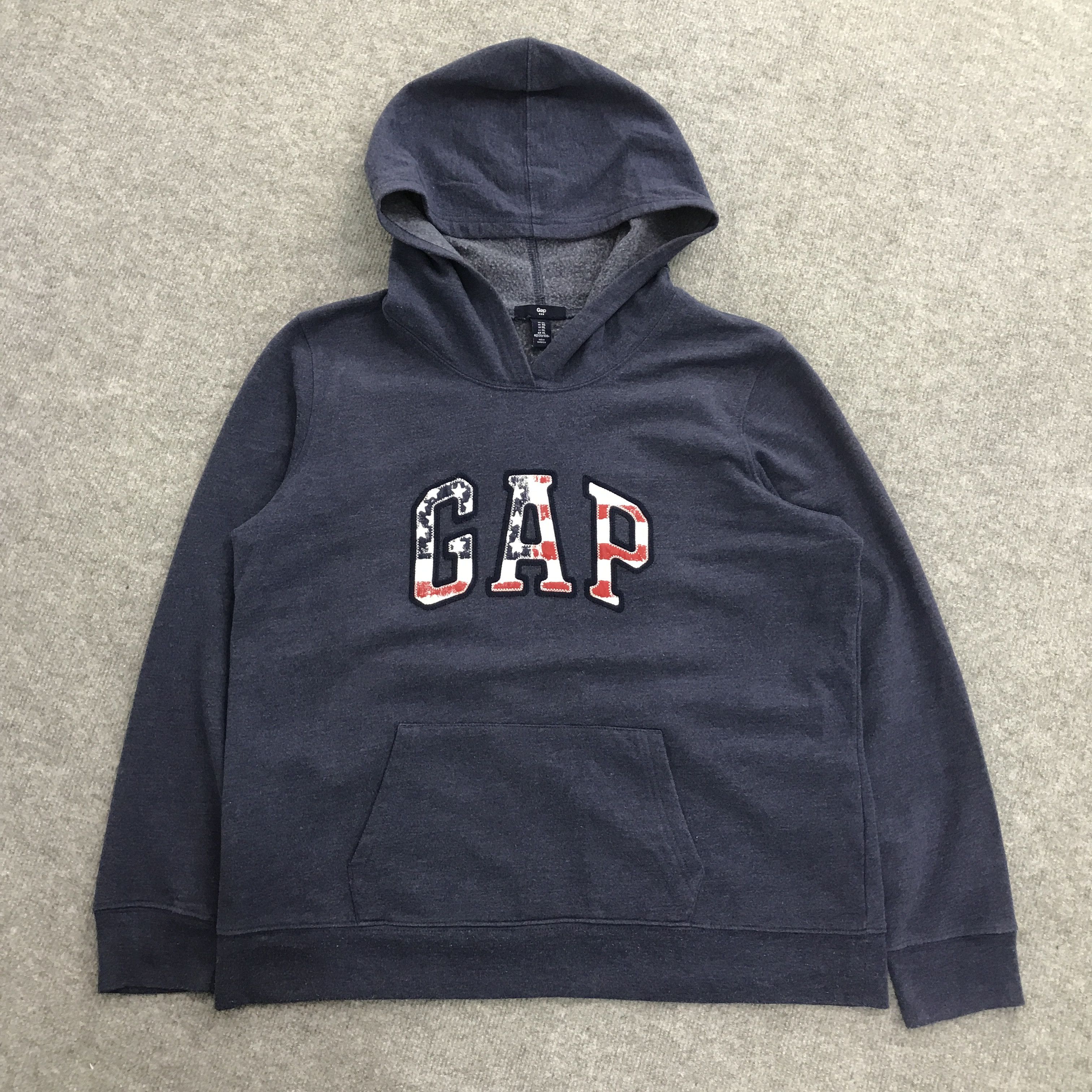 Gap × Japanese Brand GAP AMERICA LOGO HOODIES SWEATSHIRT Size US L / EU 52-54 / 3 - 1 Thumbnail