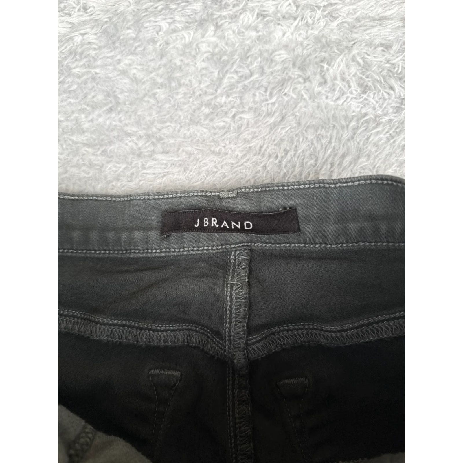 J Brand JBrand Jeans Womnens 25 Gray Green Denim Skinny Cotton Blend Mid Rise 25x29 Size 42" / US 20 - 6 Thumbnail