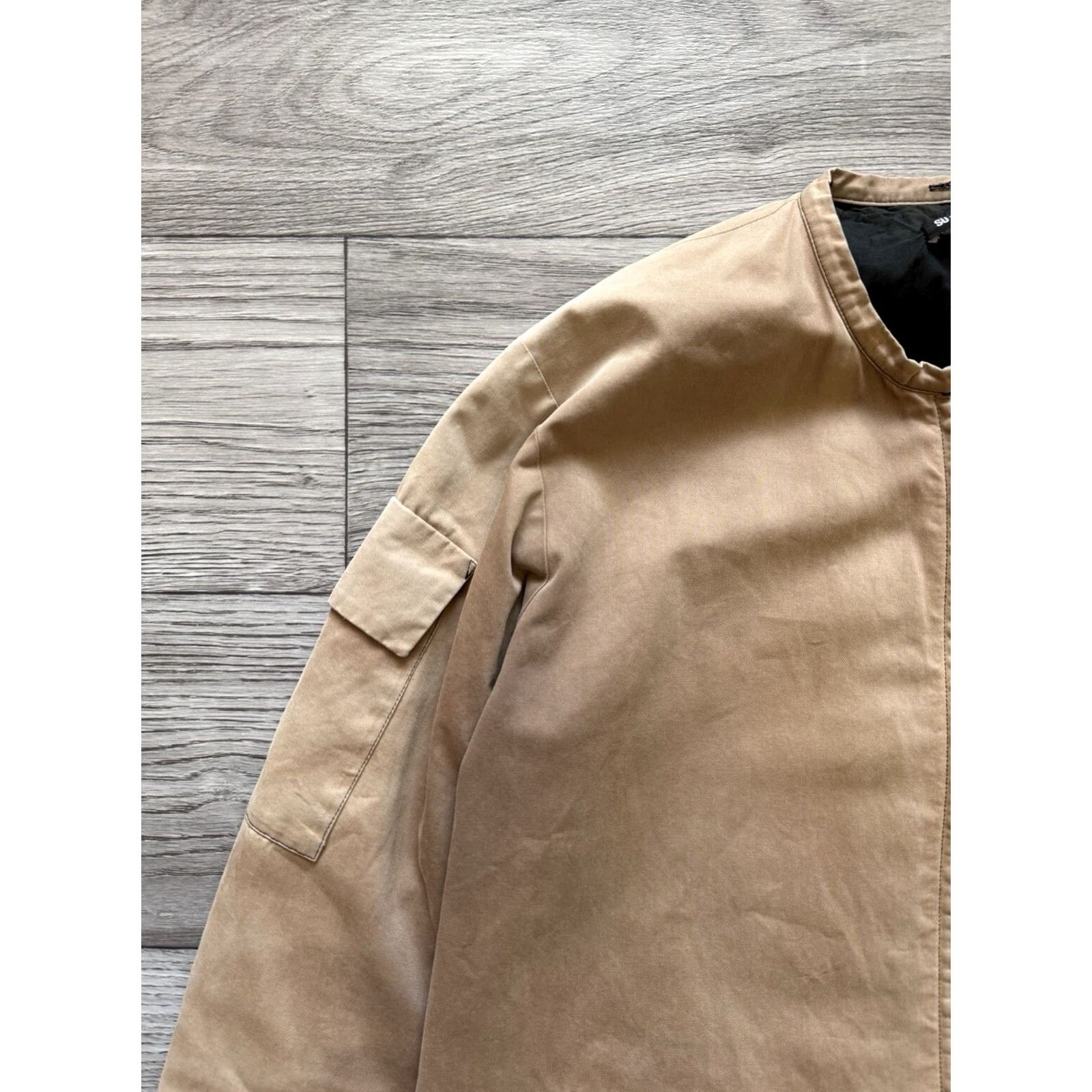 Vintage VINTAGE Susanne Bommer Bomber Jacket Women’s Size 36 Beige Cotton Regular Jacket Women 36 Bomber 6/10 Size XS / US 0-2 / IT 36-38 - 4 Thumbnail