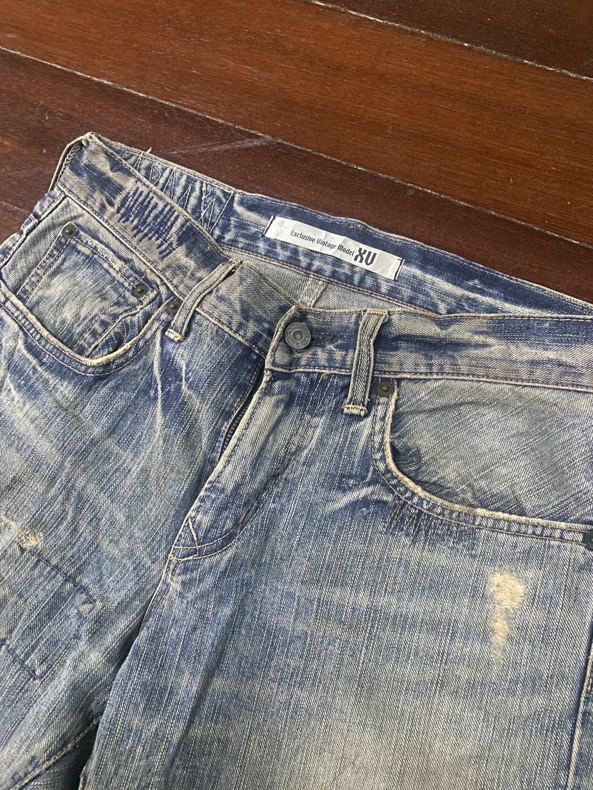 Edwin EDWIN EXCLUSIVE VINTAGE XV JEANS bootcut wide leg rework Size US 33 - 7 Thumbnail
