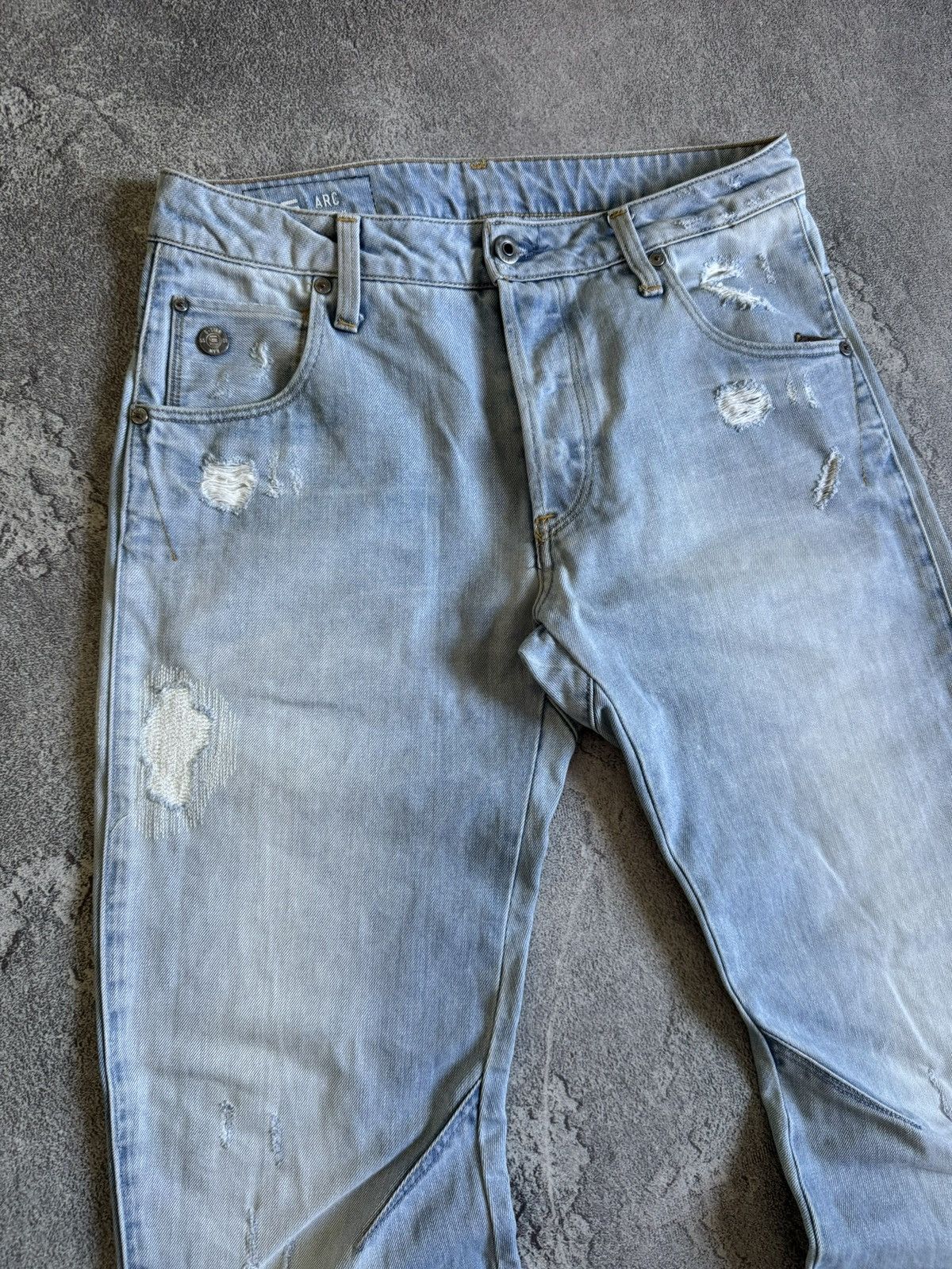 G-Star G star raw 29/32 ARC 3D SLIM denim pants jeans trousers Y2K Size US 29 - 3 Thumbnail