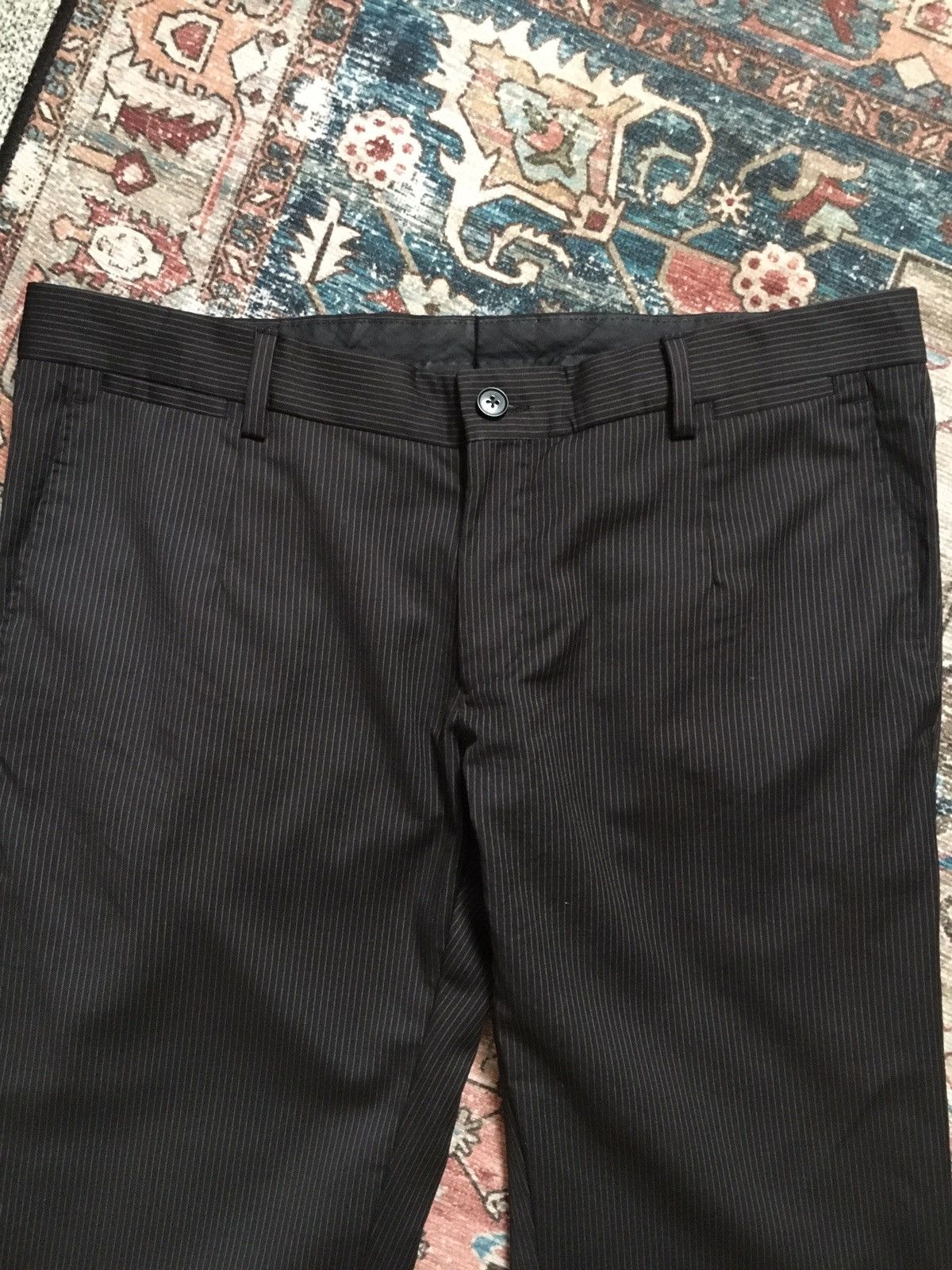 Dolce & Gabbana Dolce & Gabbana Stripe Black trouser Size US 32 / EU 48 - 2 Thumbnail