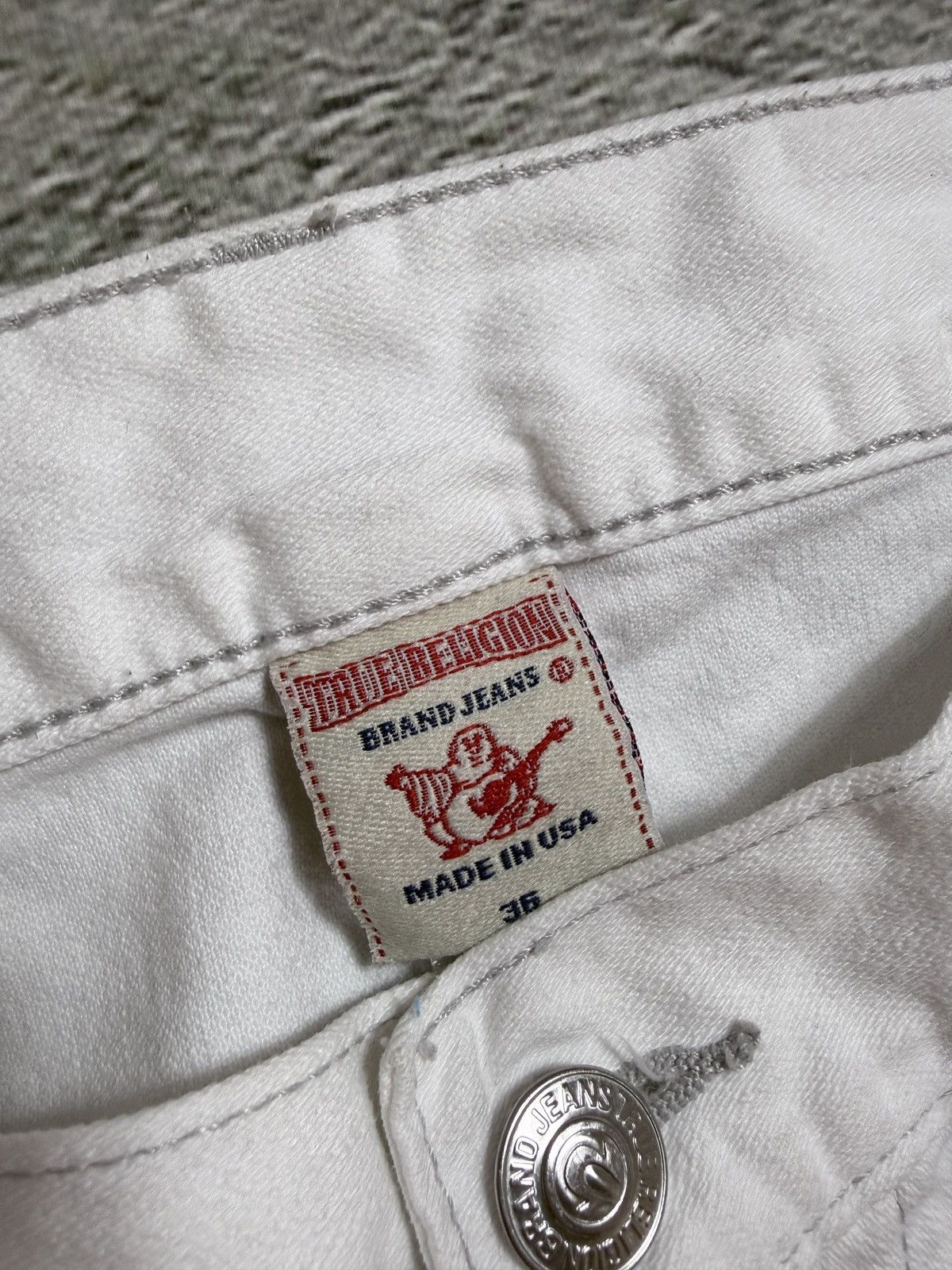 True Religion True Religion vintage white jeans Ricky Size US 36 / EU 52 - 14 Thumbnail