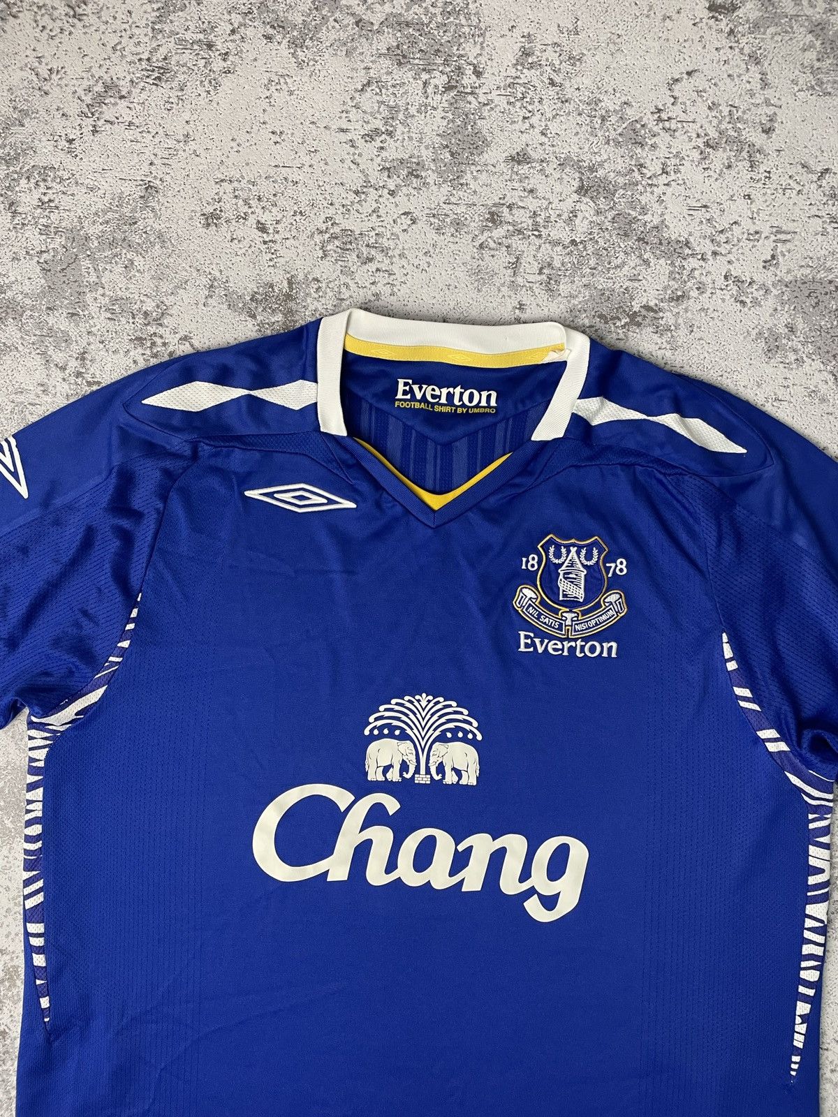 Umbro Everton FC 2007-08 UMBRO Men’s Football Blue Home Shirt L Size US L / EU 52-54 / 3 - 4 Thumbnail
