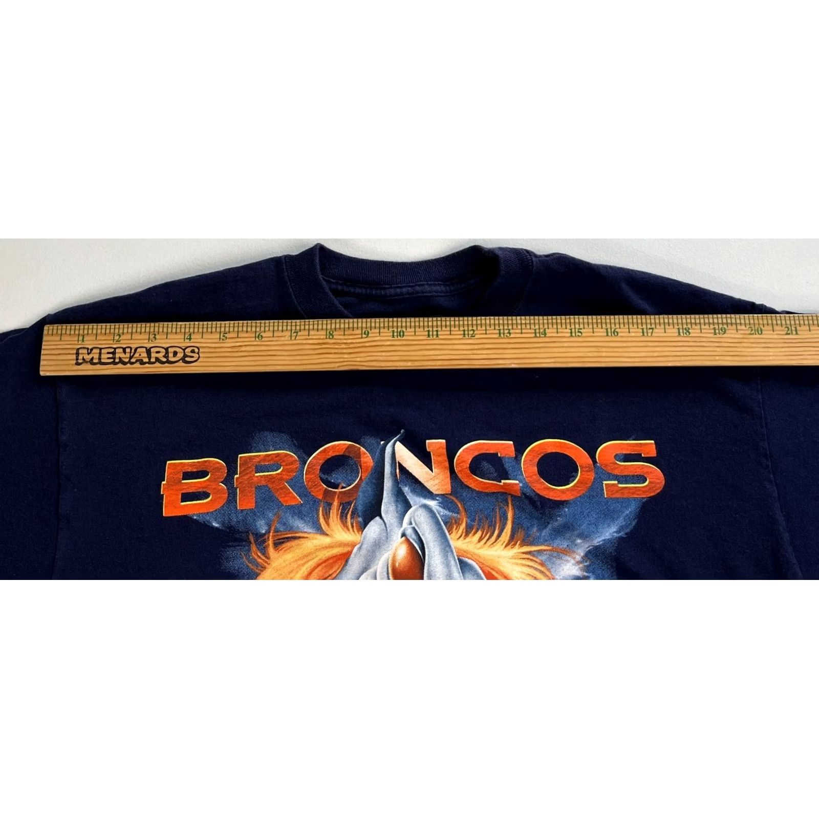 Reebok Vintage Reebok NFL Denver Broncos Graphic T-Shirt Sz L Navy Size US L / EU 52-54 / 3 - 7 Thumbnail