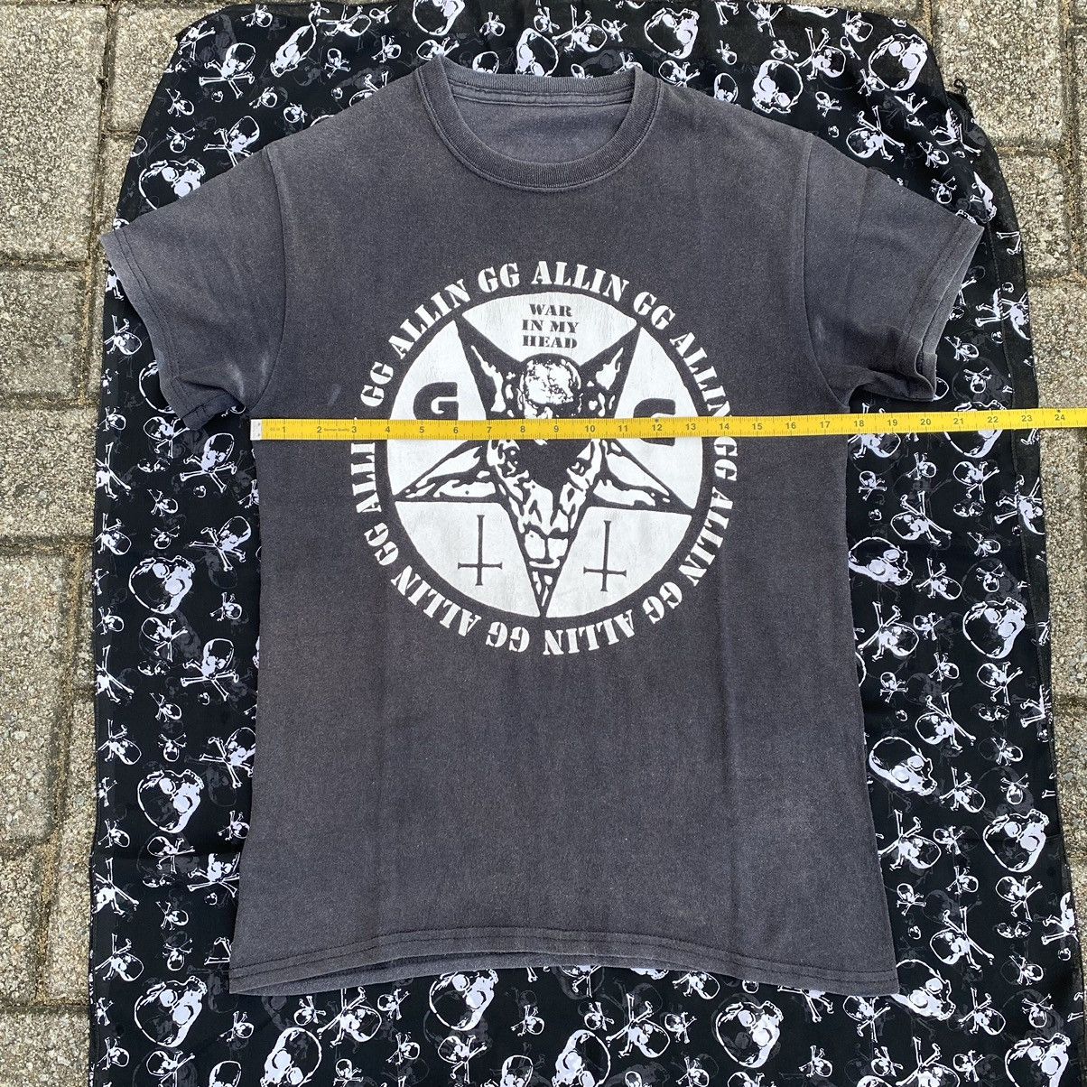 GG ALLIN War In My Head - I'm Your Enemy Band Tshirt, image size:1204x1204