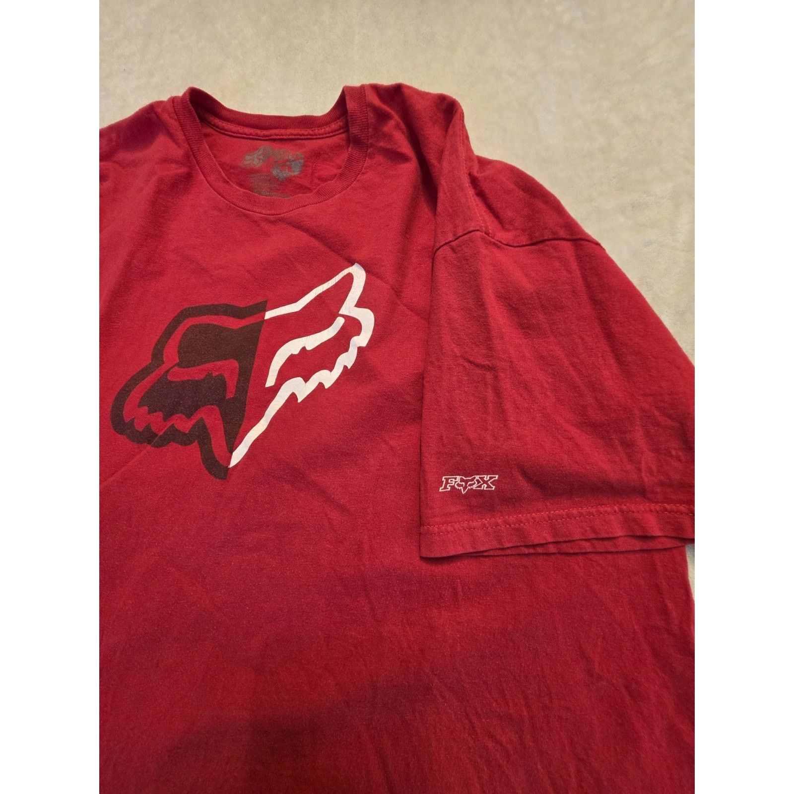 Fox Racing Fox Racing Men's Size Xl Red Graphic Short Sleeve T-Shirt Size US XL / EU 56 / 4 - 2 Thumbnail