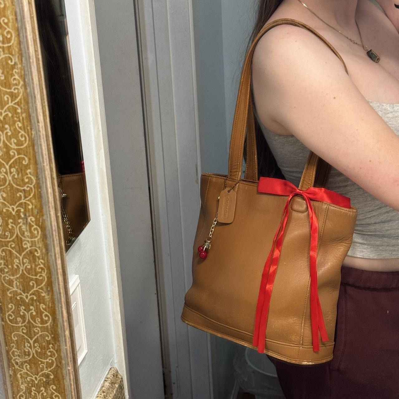 Coach Vintage 90’s Coach Tan Mini Tote Size ONE SIZE - 8 Thumbnail