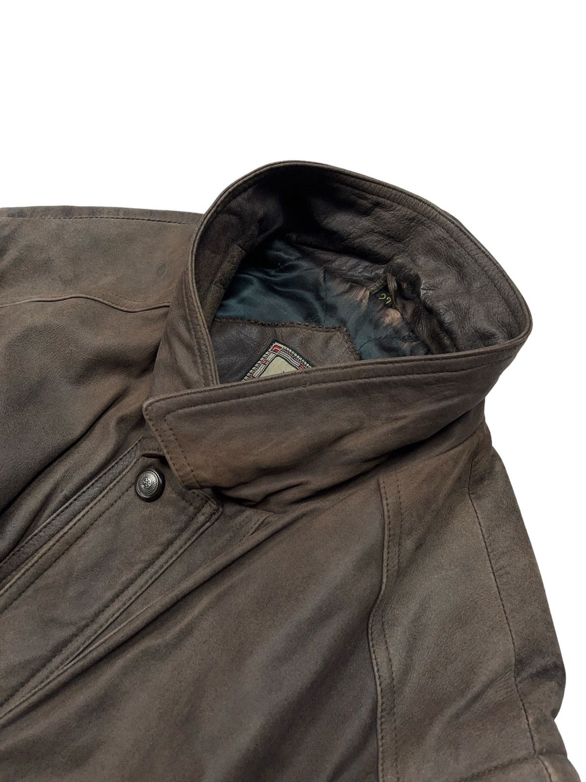 Other Archival Brown Leather Jacket Transformer Avant Garde Size US XL / EU 56 / 4 - 11 Thumbnail