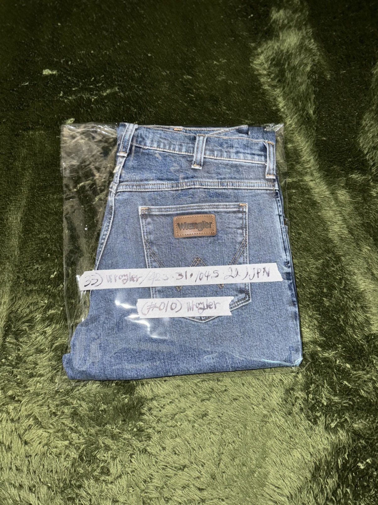 Wrangler [33] wrangler japan relaxed fit washed denim pants mid indig Size US 33 - 12 Thumbnail