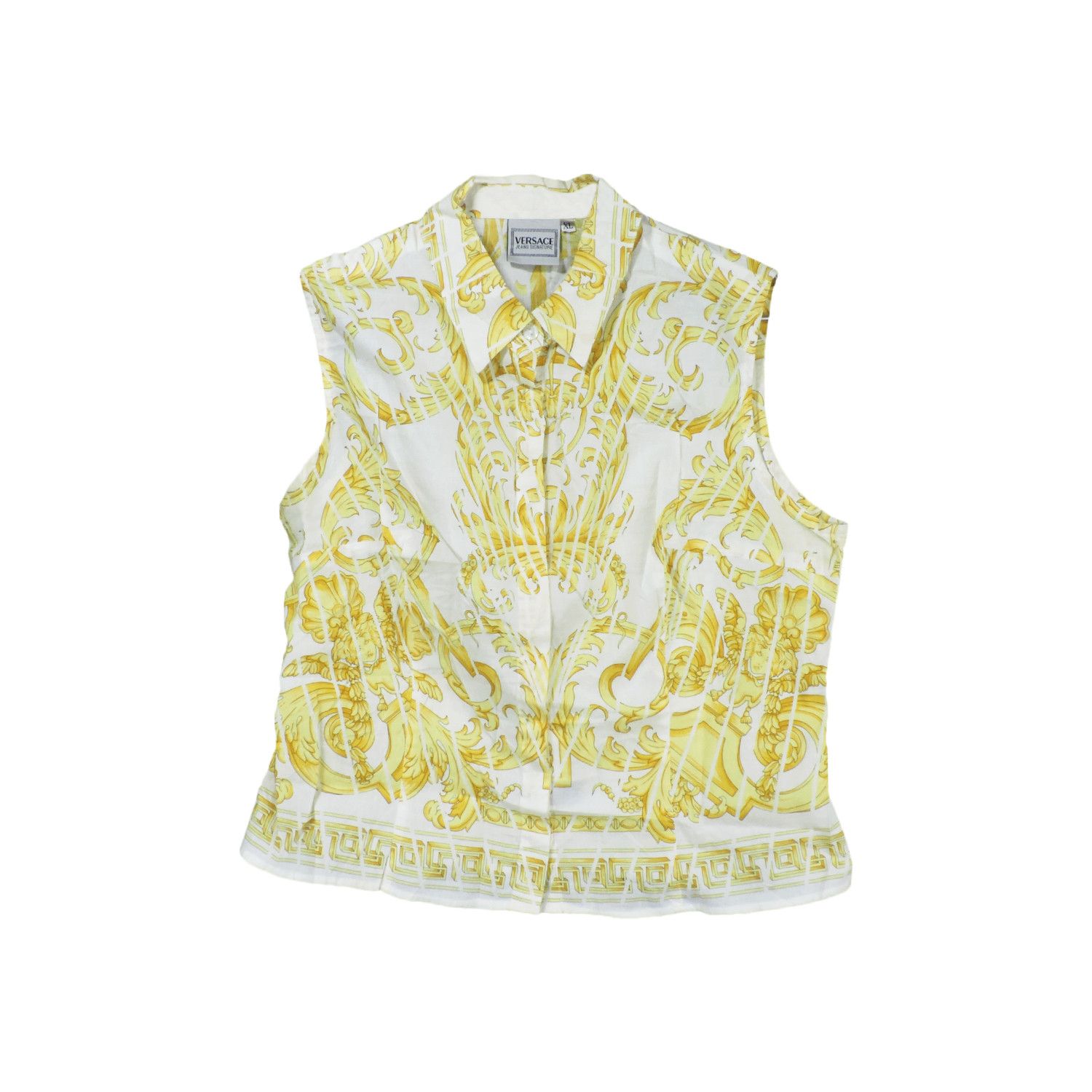VERSACE JEANS SIGNATURE BAROQUE VEST SHIRT