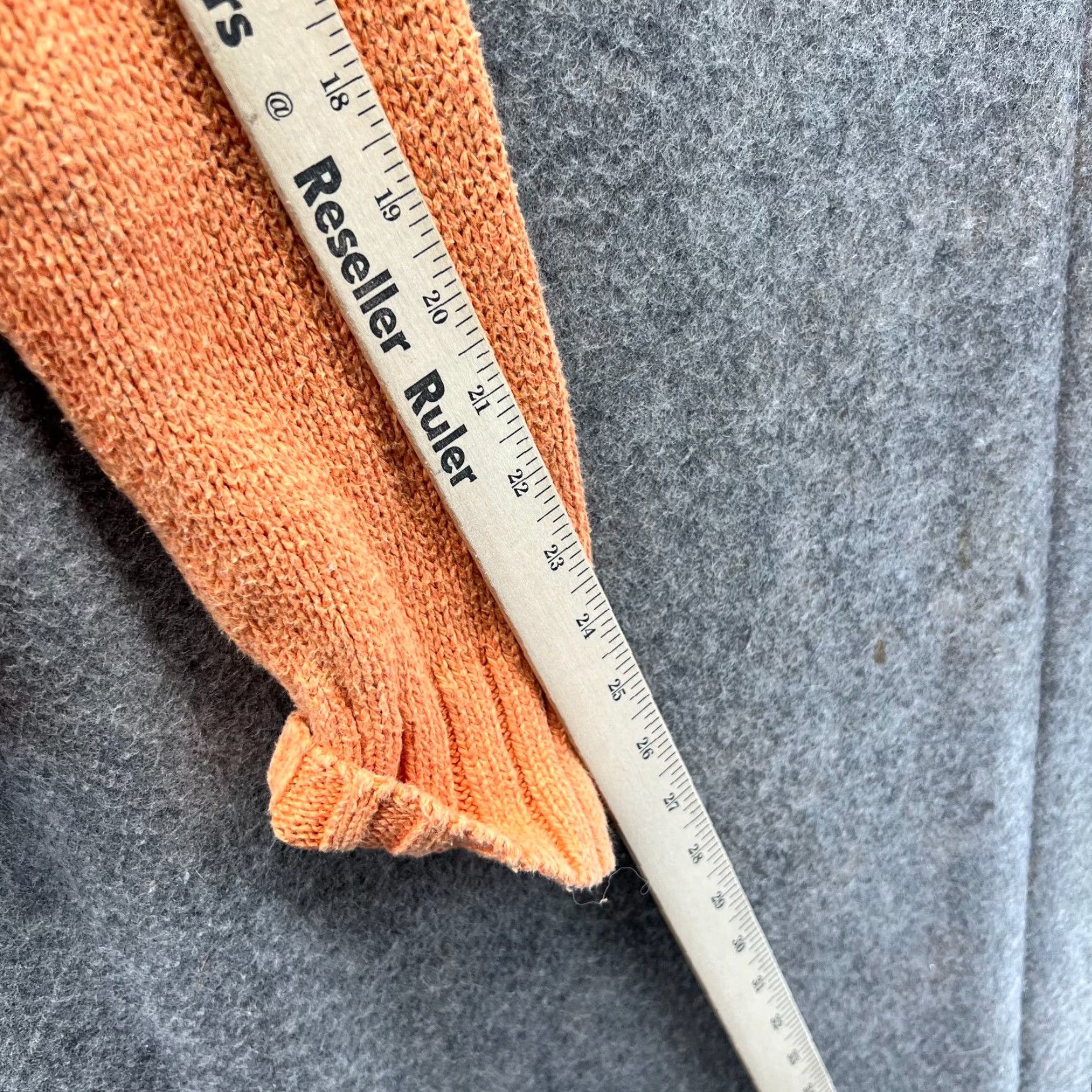 Polo Ralph Lauren VINTAGE Polo Ralph Lauren Sweater Mens Medium Orange Linen Fleece Pullover Chunky Knit Long Sleeve V-Neck All Seasons Casual Size US M / EU 48-50 / 2 - 3 Thumbnail
