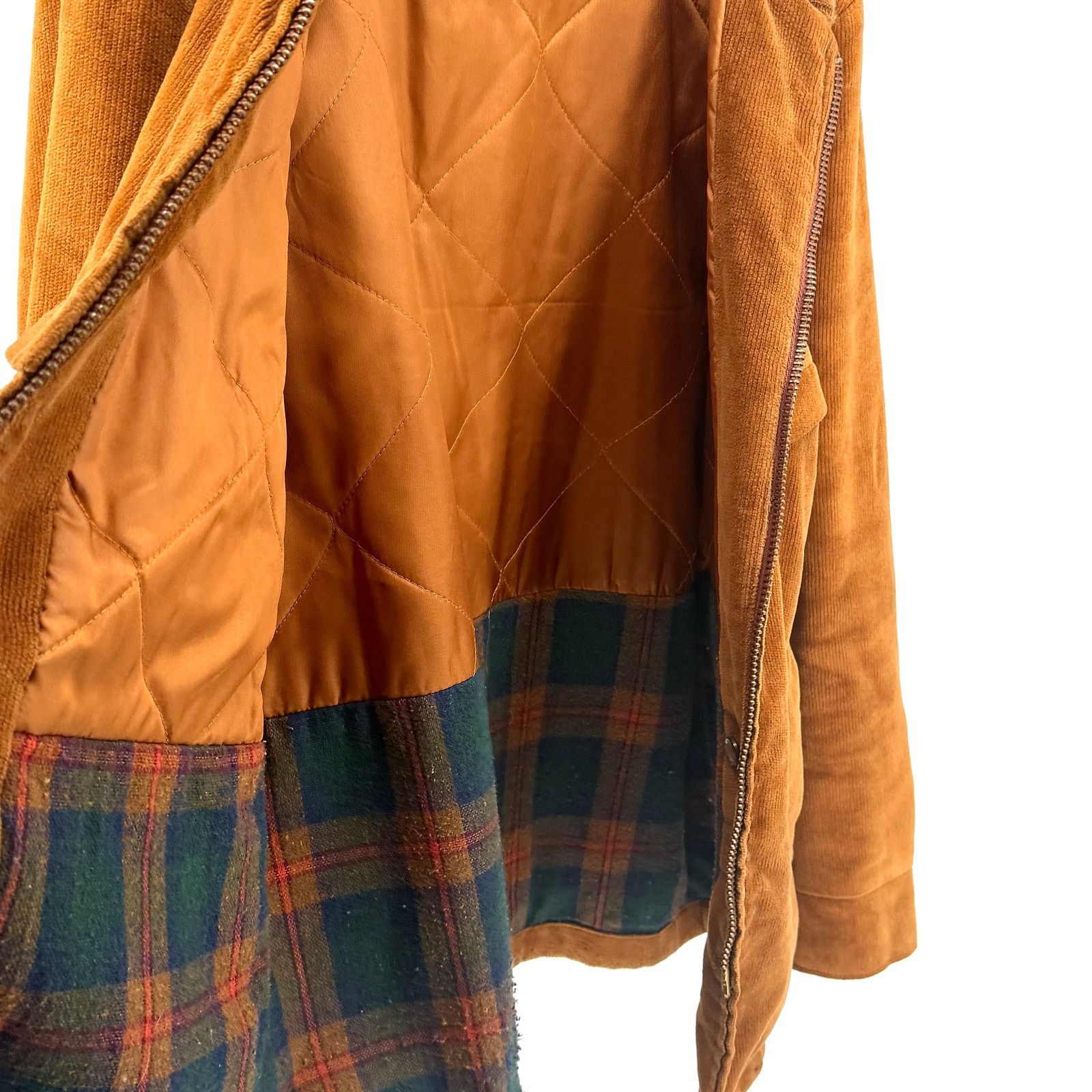 Vintage Vintage 70s William Barry Brown Corduroy Bomber Jacket Size US L / EU 52-54 / 3 - 7 Thumbnail