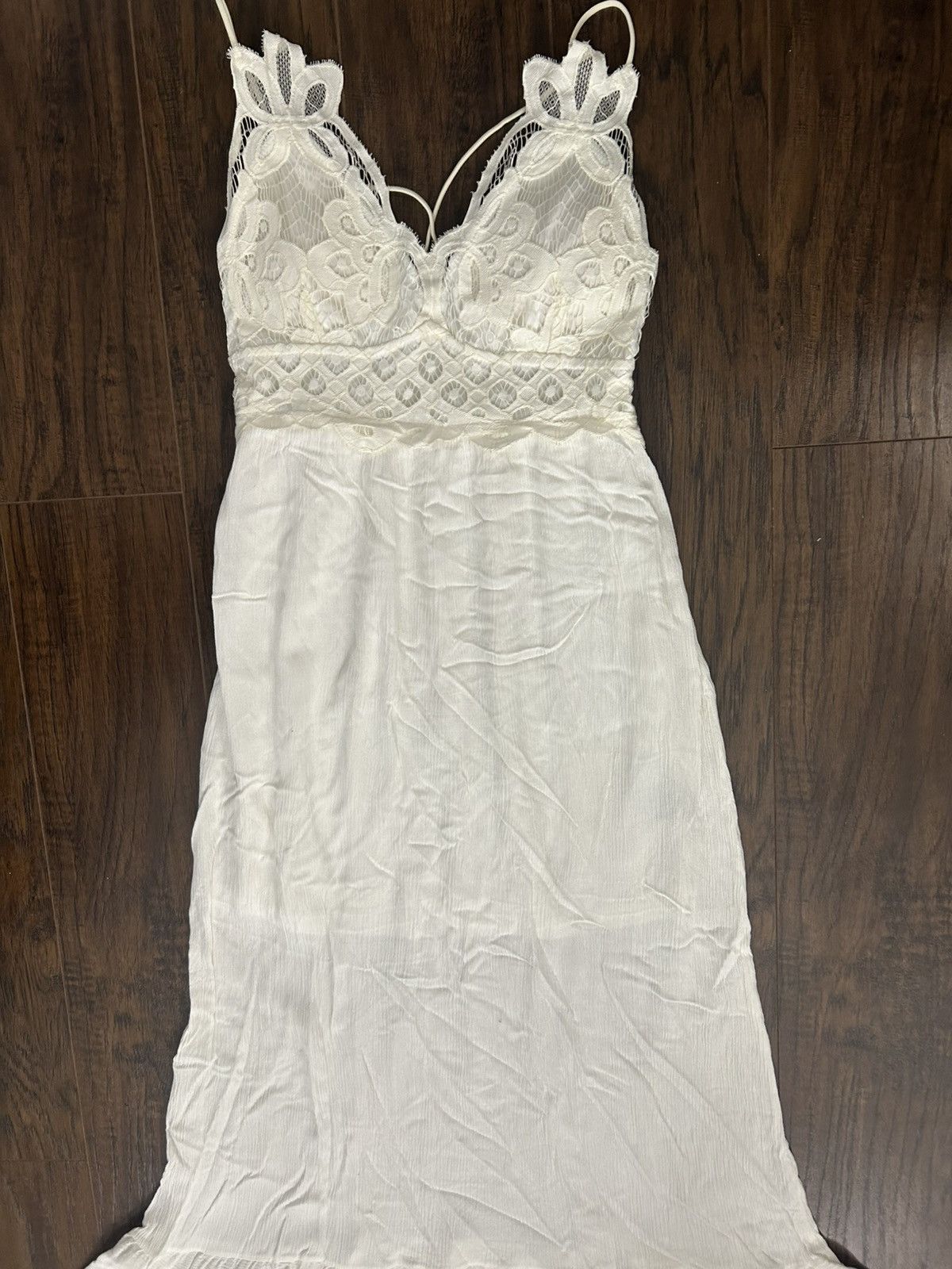 Other White Lace Maxi Dress Size M / US 6-8 / IT 42-44 - 2 Thumbnail