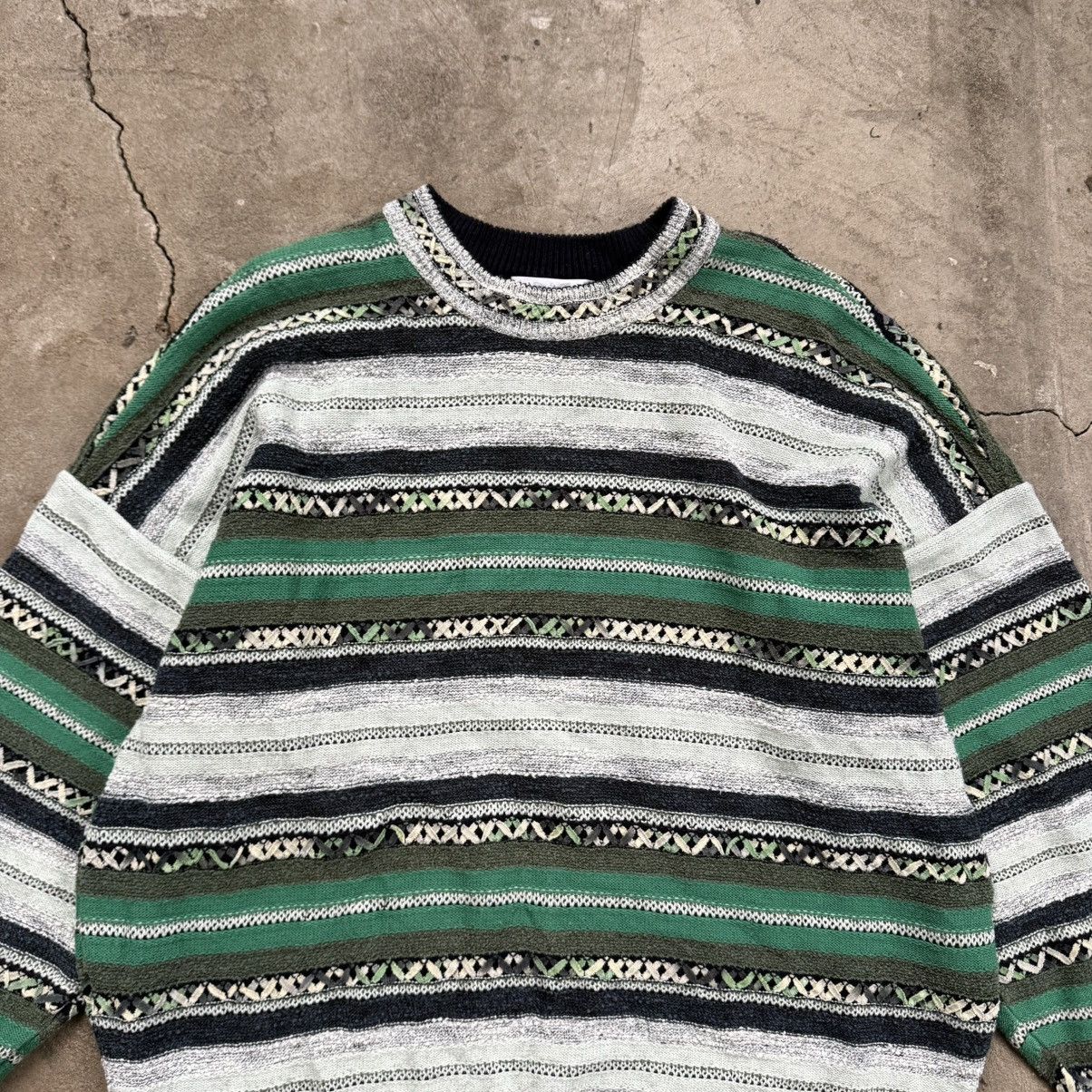 Carlo Colucci Carlo Colucci Knit Hand Made Striped Sweater Size US XL / EU 56 / 4 - 3 Thumbnail