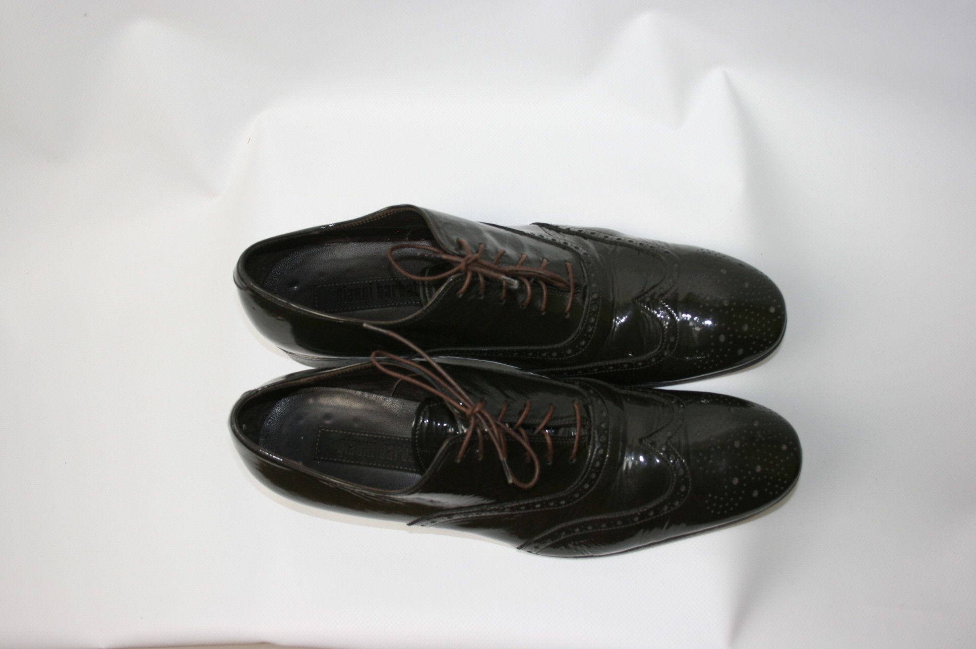 Gianni Barbato Patent Leather Derby Shoes Size US 8 / EU 41 - 4 Thumbnail