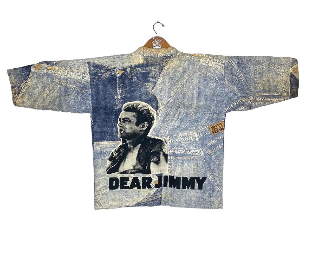 Japanese Brand Rare‼️ Vintage Kimono Full Print James Deans Levis’ Logo Size US M / EU 48-50 / 2 - 1 Thumbnail
