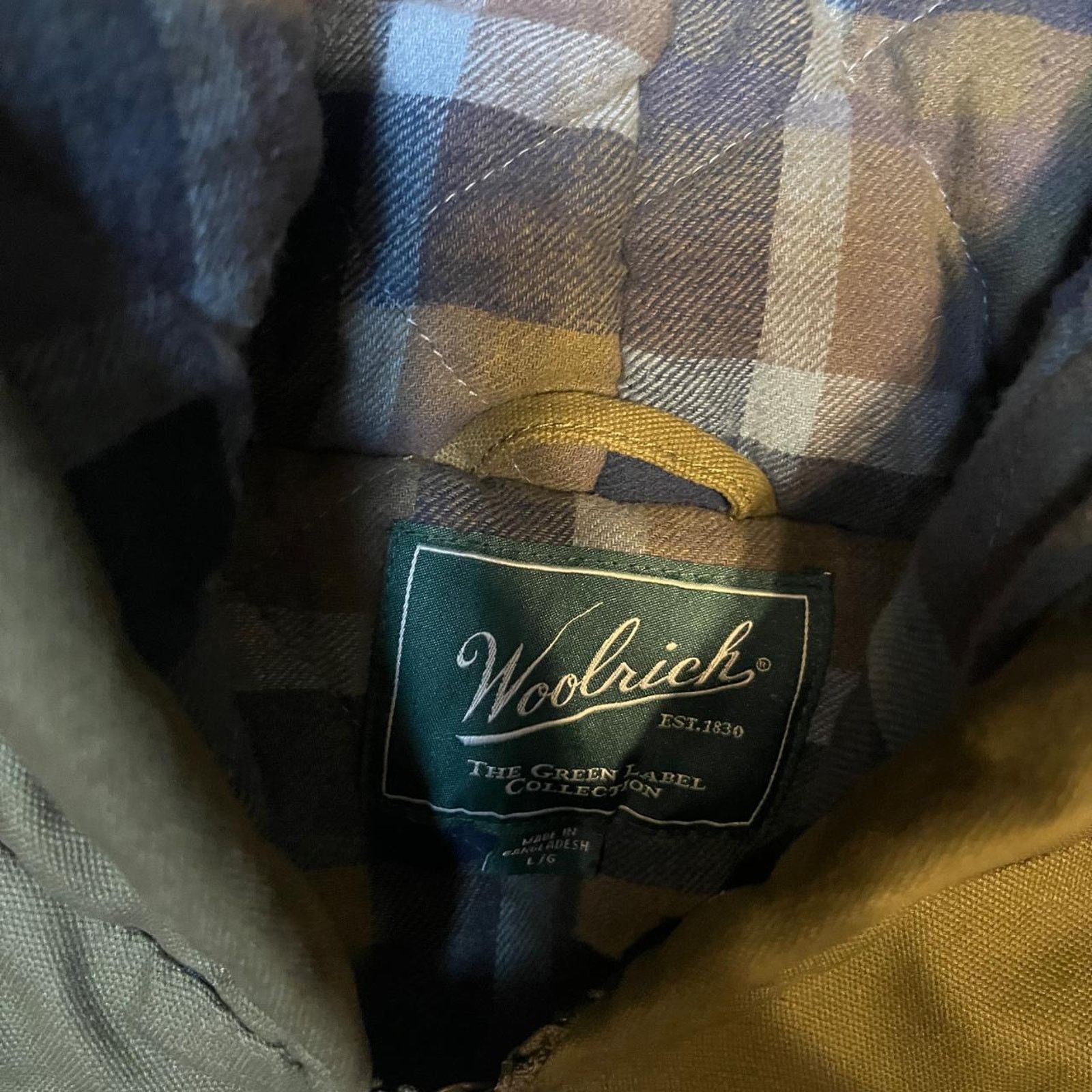 Woolrich Woolen Mills Vintage WoolRich Flannel Lined hooded jacket Size US L / EU 52-54 / 3 - 2 Thumbnail