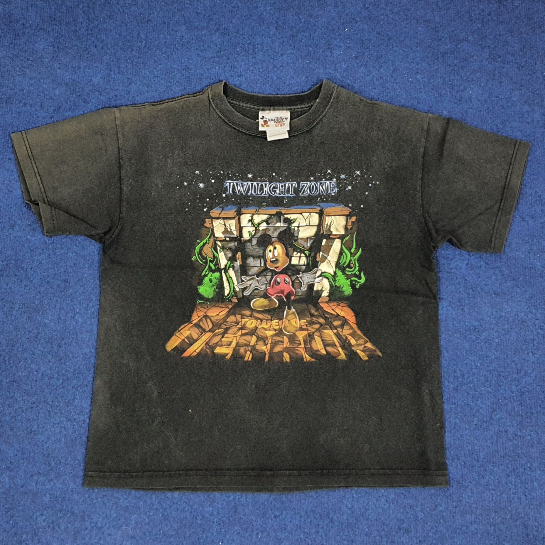 Disney × Mickey Mouse × Vintage Vintage Disney Mickey Mouse Twilight Zone Kids Tshirt Size US L / EU 52-54 / 3 - 1 Thumbnail