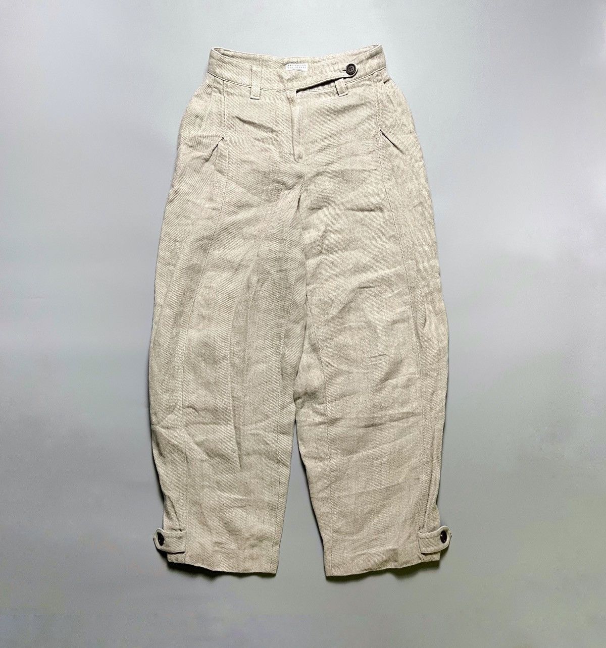Brunello Cucinelli Brunello Cucinelli - Linen Trouser - Pants Size 25" / US 0 / IT 36 - 1 Thumbnail