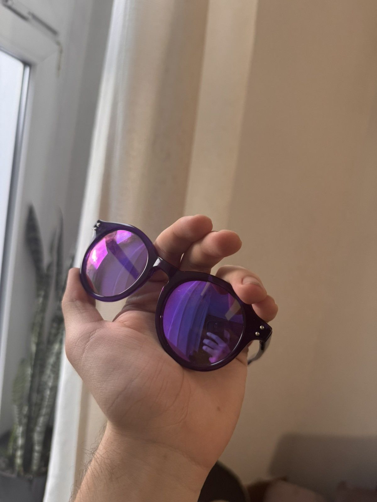 Our Legacy Our Legacy Bold Purple Sun Glasses Designer Streetwear Size ONE SIZE - 12 Thumbnail