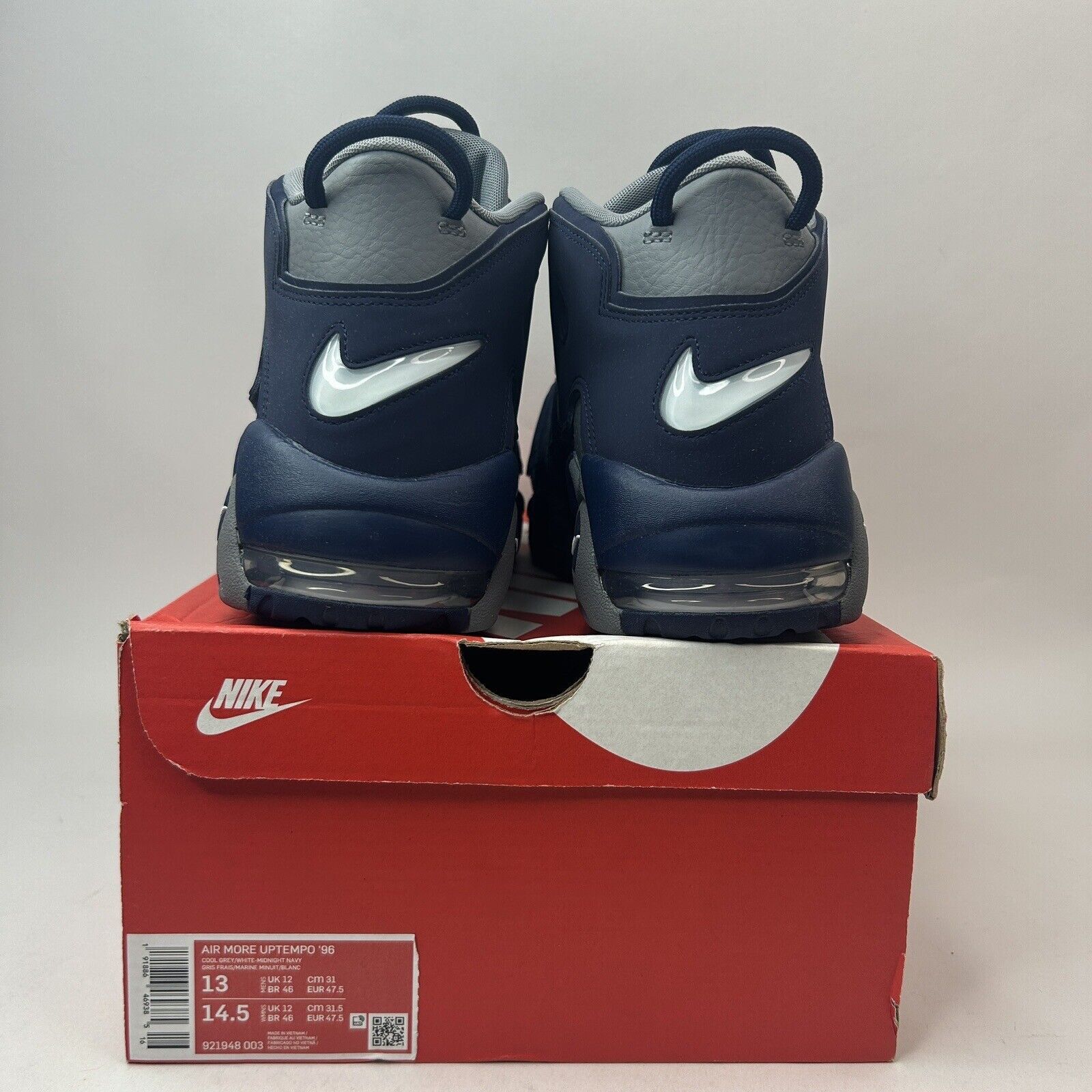 Nike Nike Air More Uptempo “Georgetown Hoyas” 2023 Size US 13 / EU 46 - 4 Thumbnail