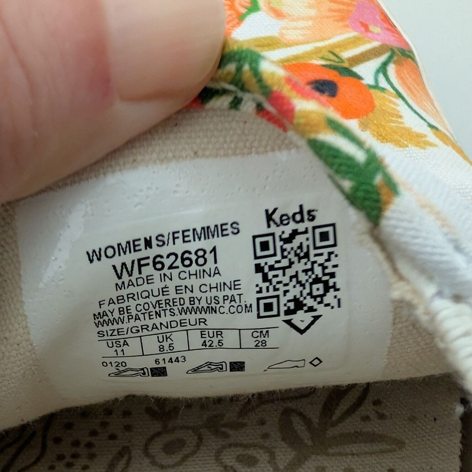 Keds Keds Rifle Paper Co Floral Sneakers Womens Size 11 White Size US 11 / IT 41 - 10 Thumbnail