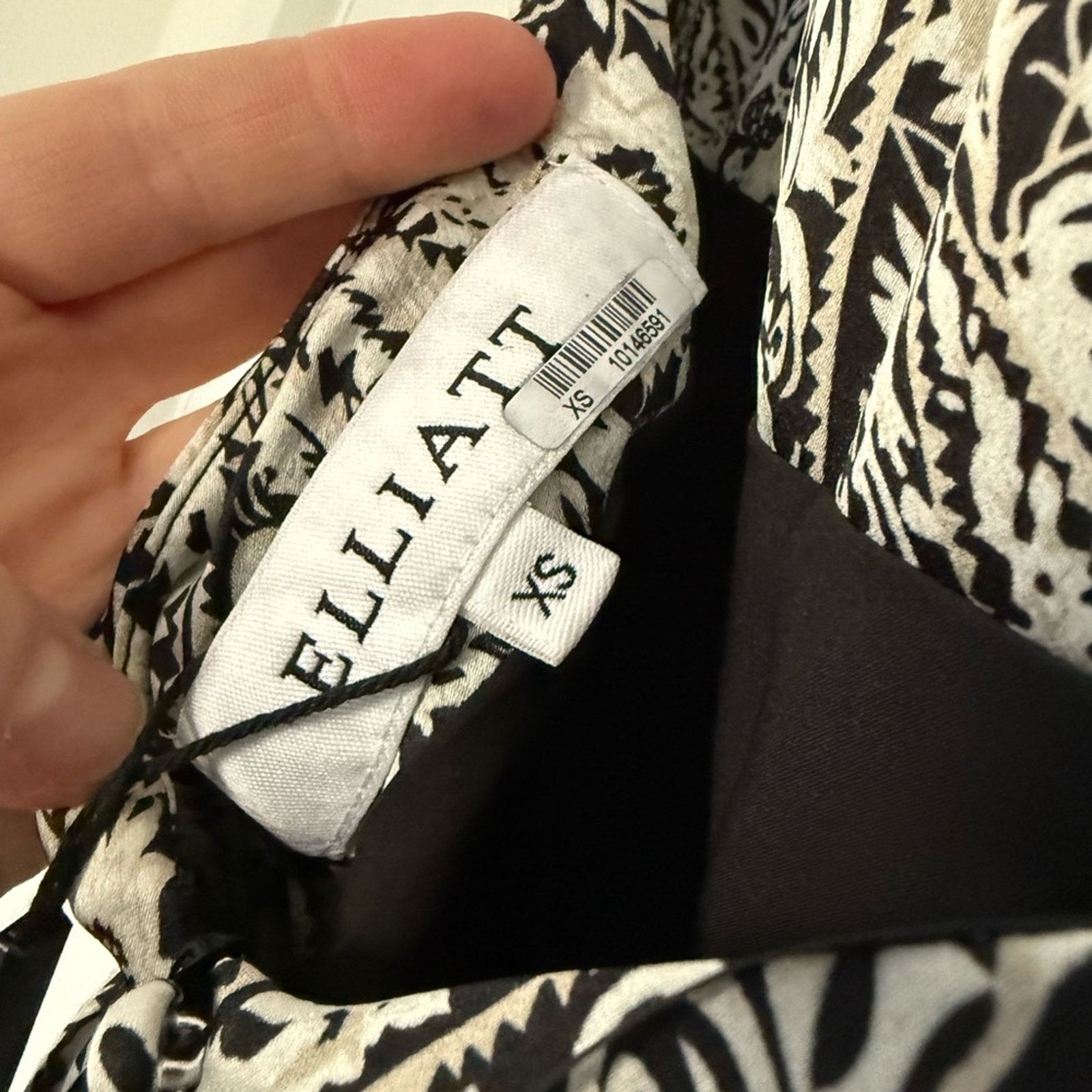 ELLIATT New Elliatt Autonomy Dress - Black &White - XS - $189 Size XS / US 0-2 / IT 36-38 - 8 Thumbnail