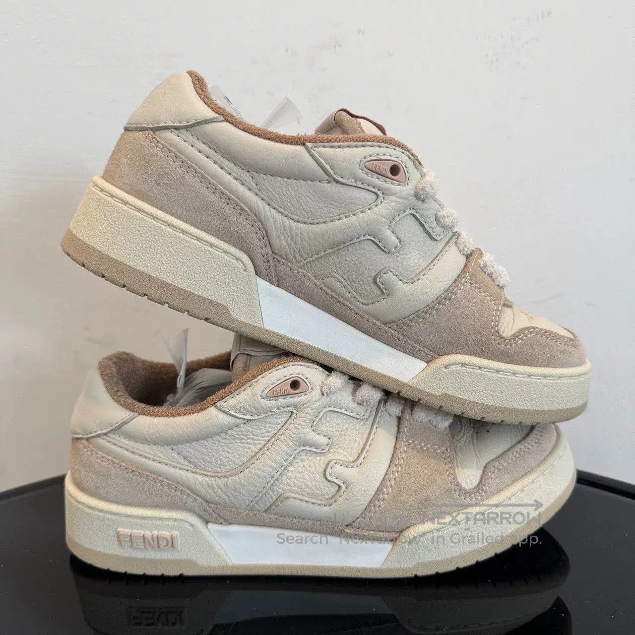 Fendi fendi match pink suede low. Size US 5 / IT 35 - 6 Thumbnail