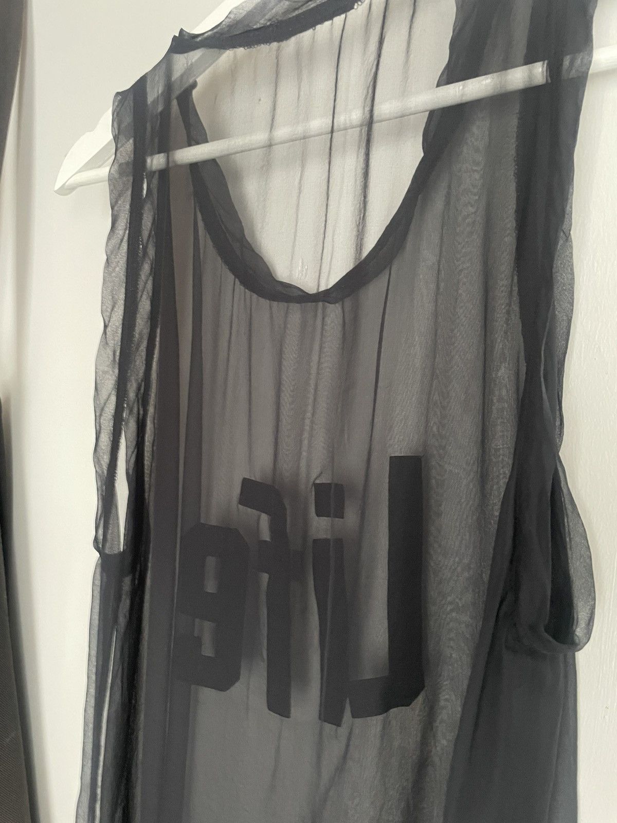 Ann Demeulemeester SS03 ‘Life’ Silk Top Size S / US 4 / IT 40 - 2 Thumbnail