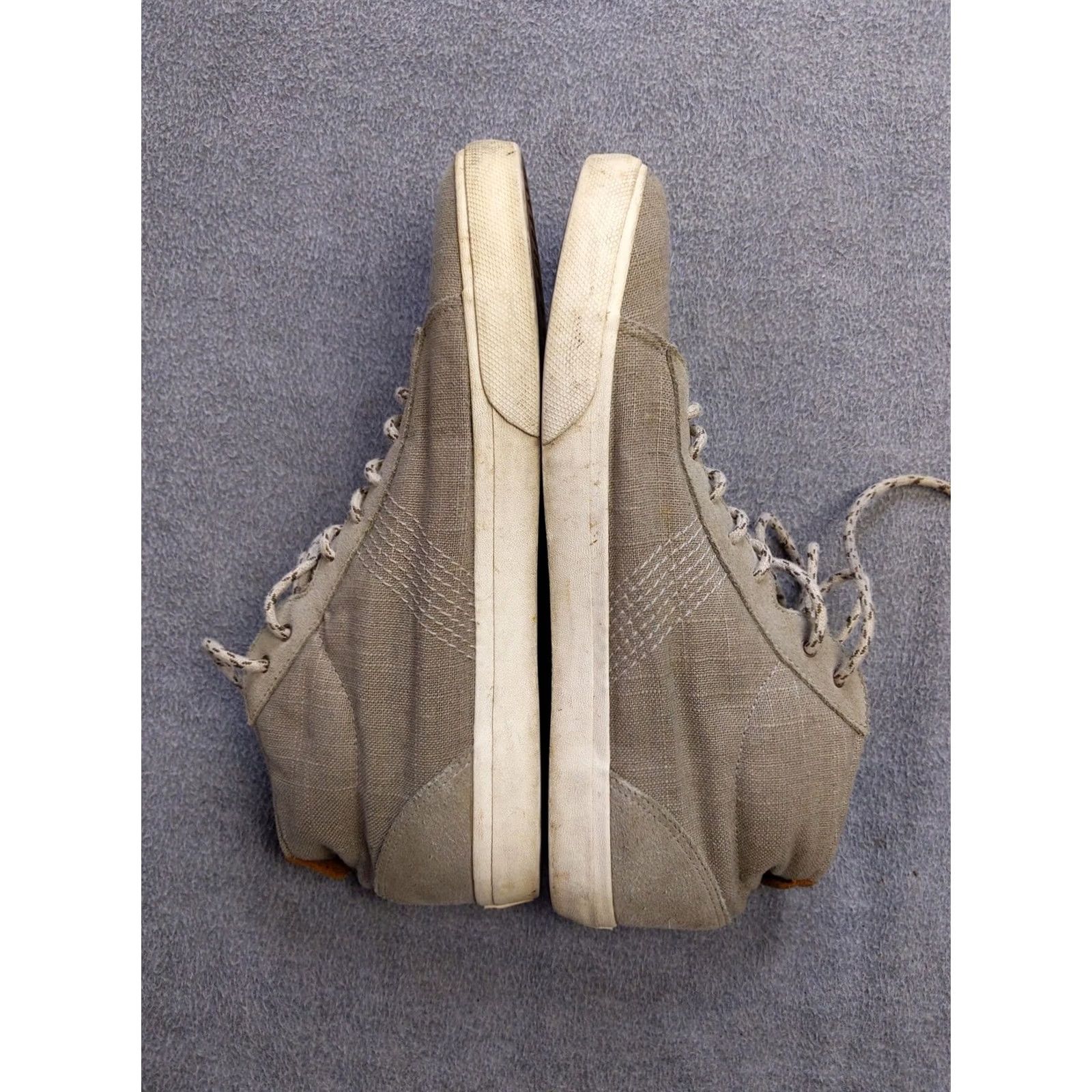 REEF Reef Ridge Mid TX Shoes Mens Size 11 Beige Canvas Suede High Top Casual Sneakers Size US L / EU 52-54 / 3 - 7 Thumbnail