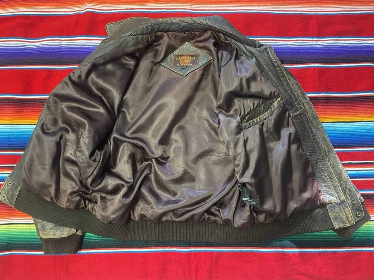 Vintage Mens A2 Bomber jacket Size US L / EU 52-54 / 3 - 3 Thumbnail