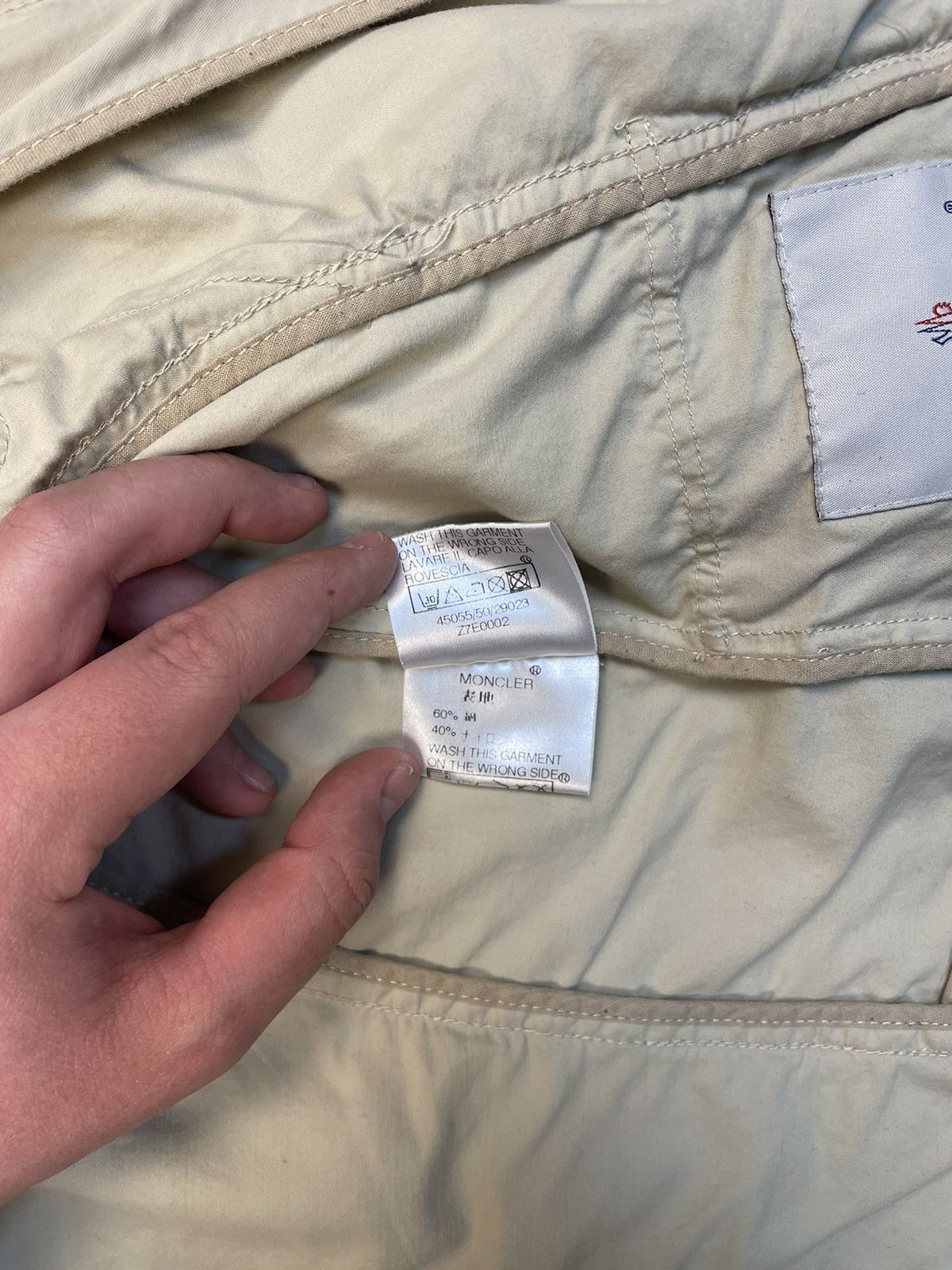 Moncler Vintage Women's Moncler Lightweight Jacket Beige Size S / US 4 / IT 40 - 14 Thumbnail