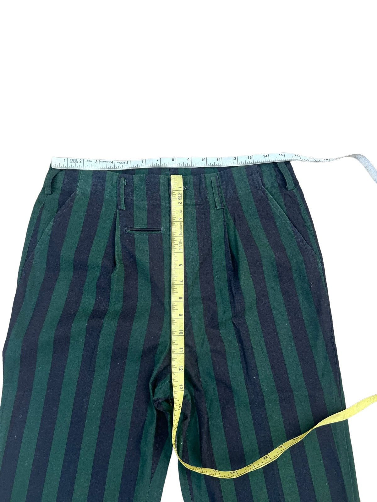 Michiko Koshino Vintage 90s Michiko Koshino Japan Border Stripe Trouser Pant Size US 30 / EU 46 - 3 Thumbnail