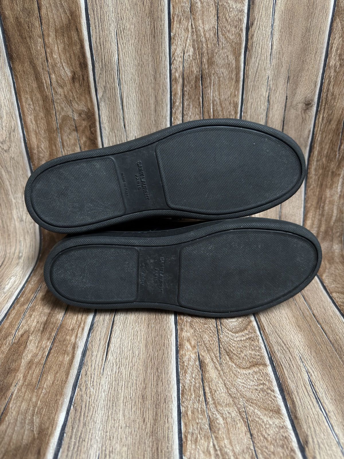 Hedi Slimane × Saint Laurent Paris Sl/01 court classic sneakers Size US 8.5 / EU 41-42 - 16 Thumbnail