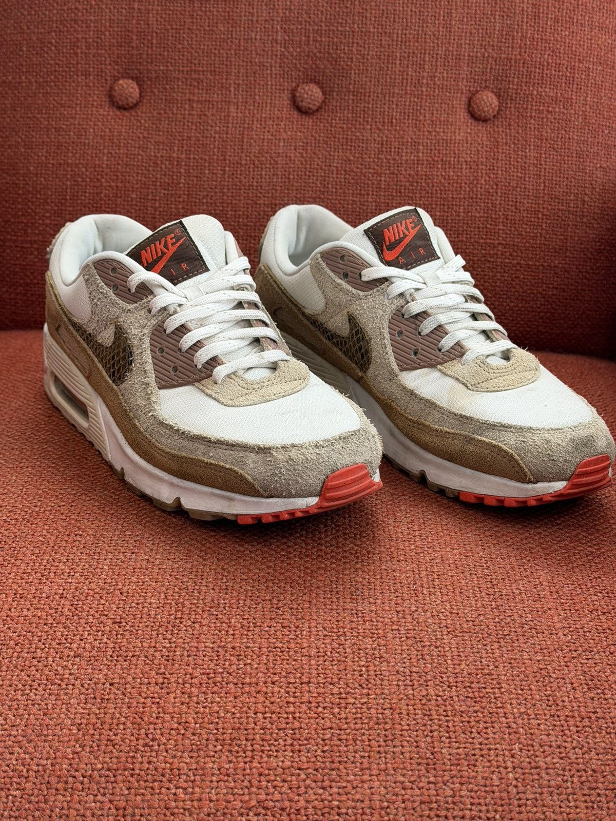 Nike Nike Air Max 90 AMD “Brown Snakeskin” Size US 10 / IT 40 - 1 Thumbnail