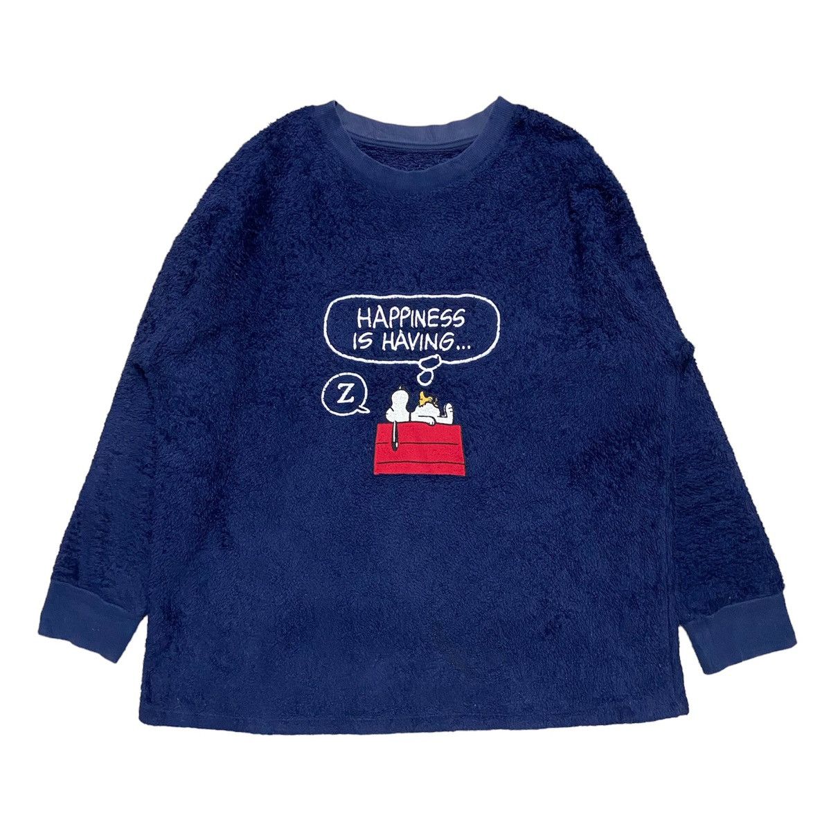 Disney × Peanuts Peanuts Snoopy Fluffy Fleece Size L / US 10 / IT 46 - 1 Thumbnail