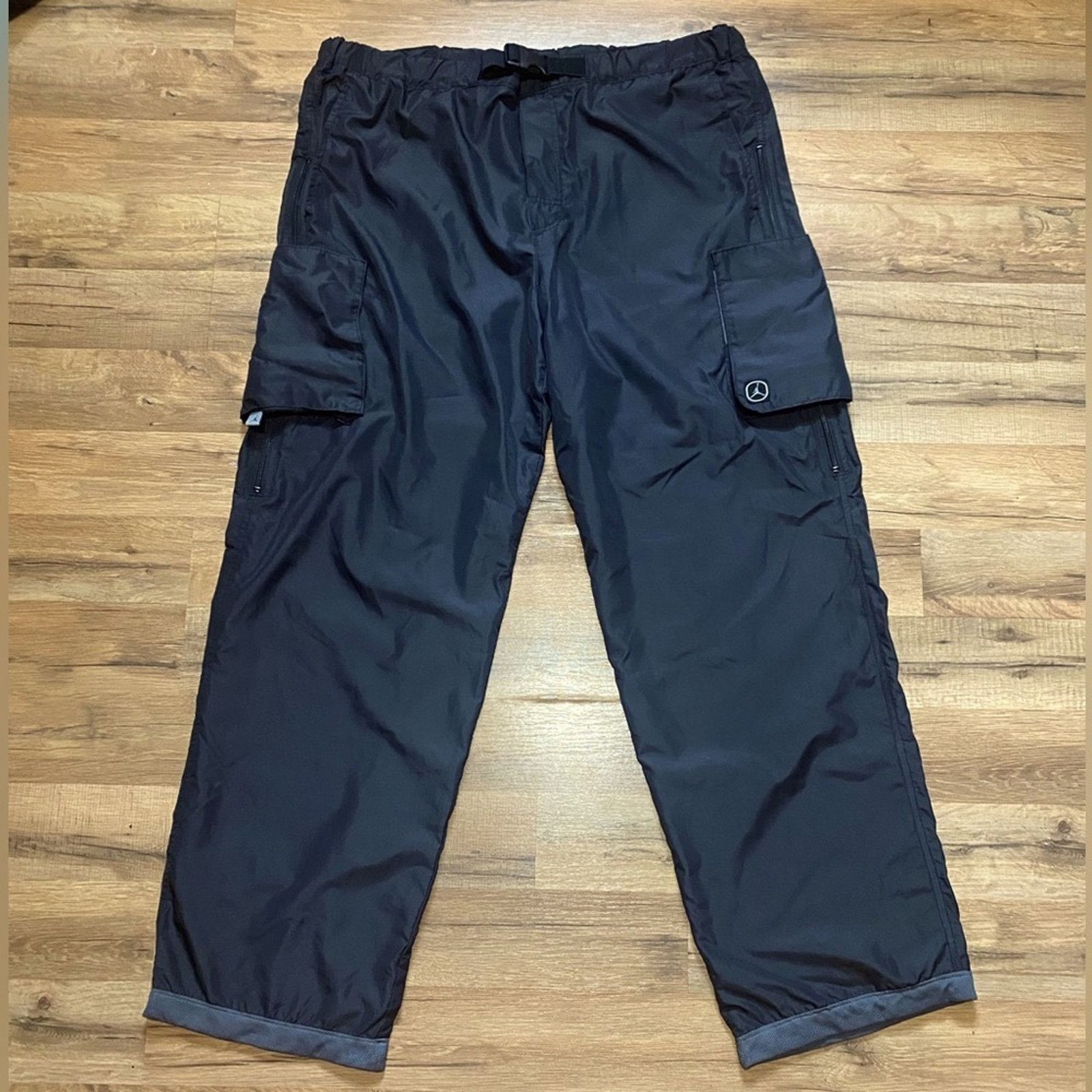 Jordan Brand Y2K Jordan Belted Windbreaker Wide Leg Cargo Pants Size US 34 / EU 50 - 2 Thumbnail