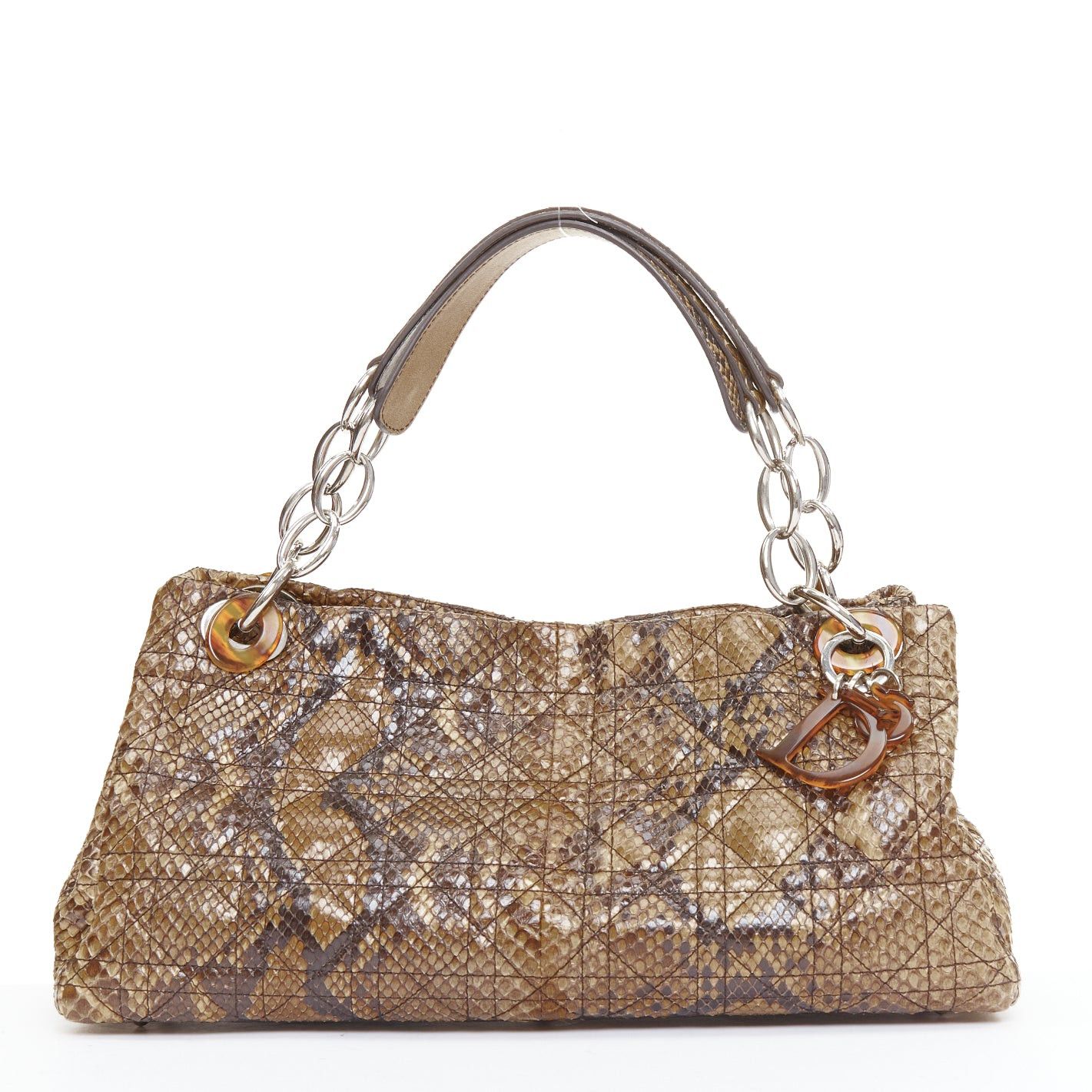 Dior DIOR Lady Dior Soft Limited Edition brown Cannage scaled leather east west bag Size ONE SIZE - 1 Thumbnail