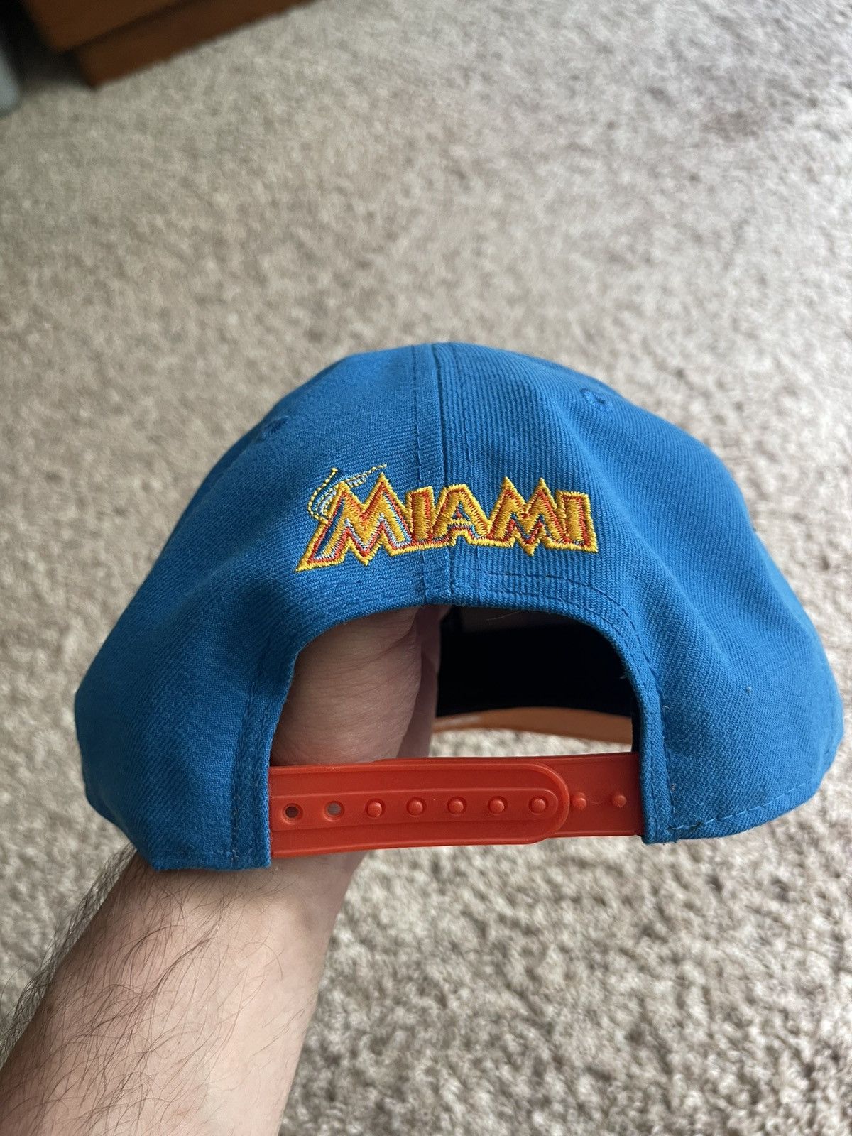 New Era New Era Marlins SnapBack Hat Size ONE SIZE - 3 Thumbnail