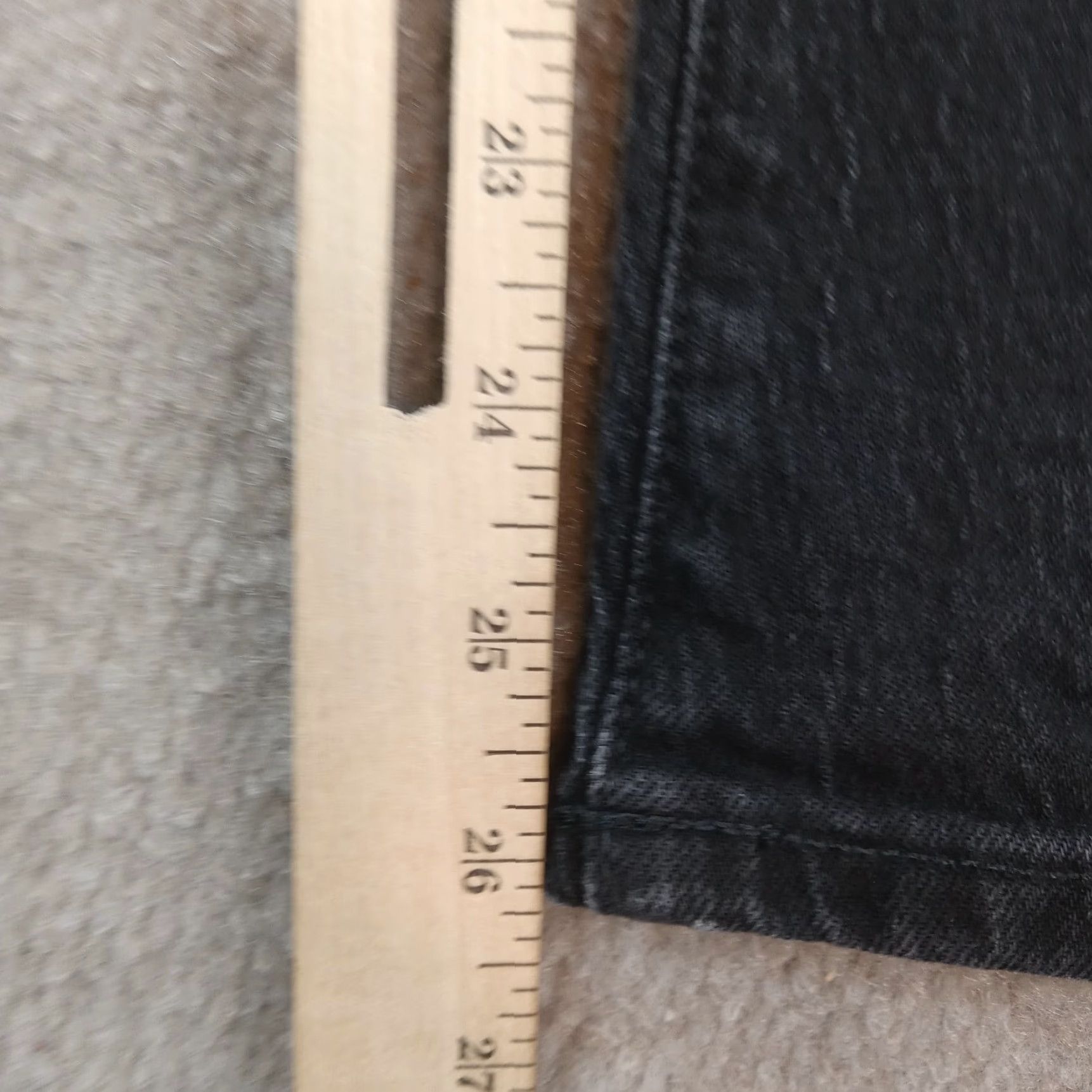 Madewell Madewell Women's Black Mid-Rise Skinny Jeans, Size 36, Cotton Stretch Denim, 5-Pocket Size 36" / US 14 / IT 50 - 3 Thumbnail