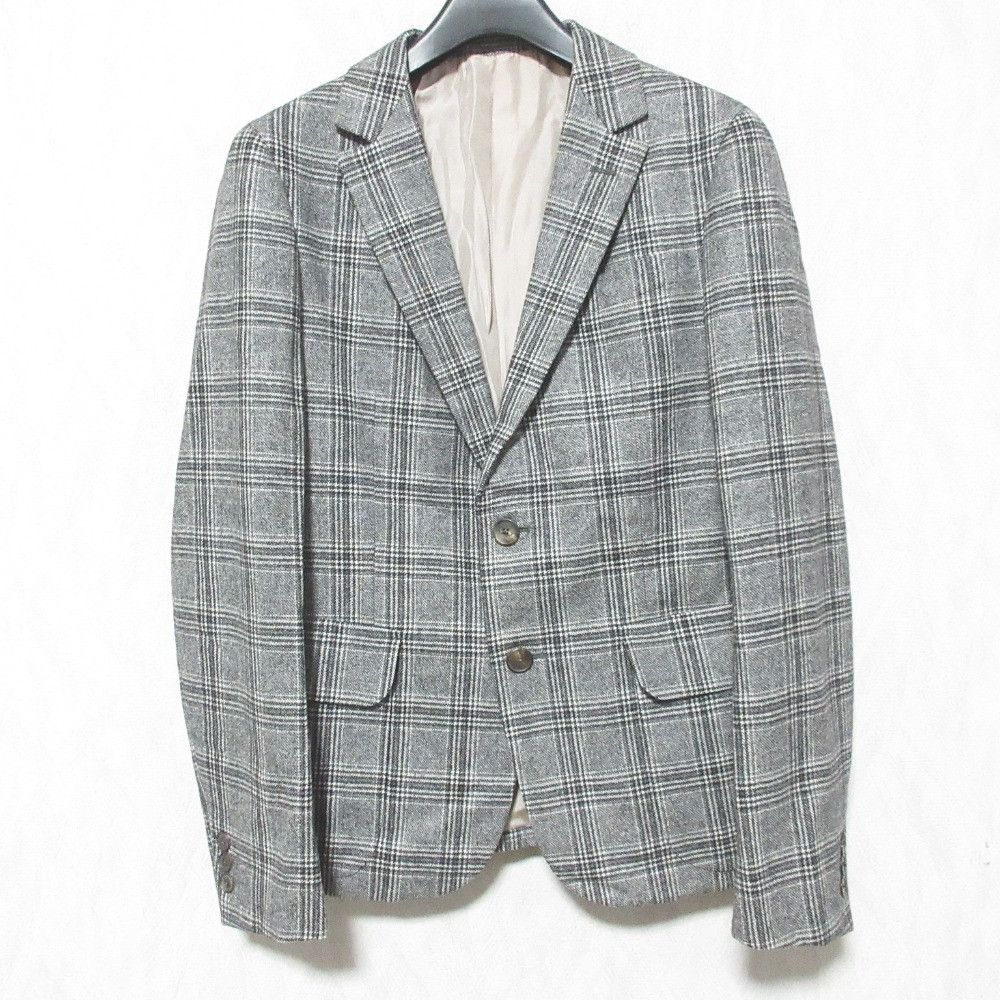 Other Other Drawer Check Wool Tailored Jacket Textile Outerwear 6522-299-0093 DUTY FREE for USA Size ONE SIZE - 1 Thumbnail