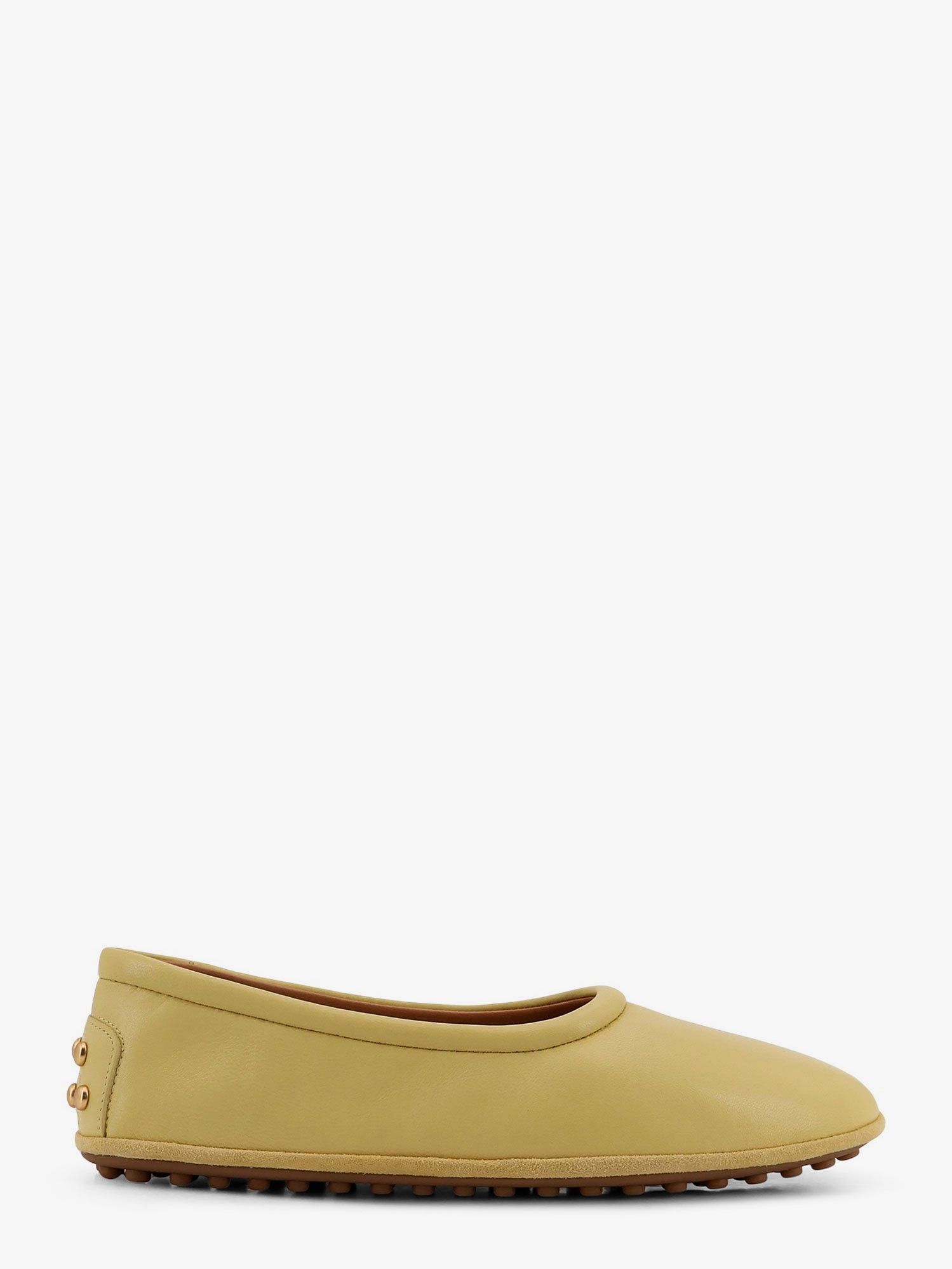 Tod's Leather Ballerina With Gomminos Detail On The Back Size US 8 / IT 38 - 1 Thumbnail
