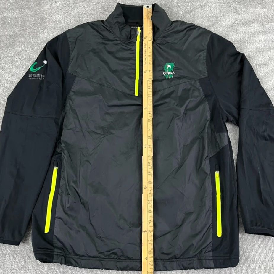Nike Nike Jacket Mens Large Black 1/4 Zip Pullover Golf Course Builders Ass. Size US L / EU 52-54 / 3 - 6 Thumbnail