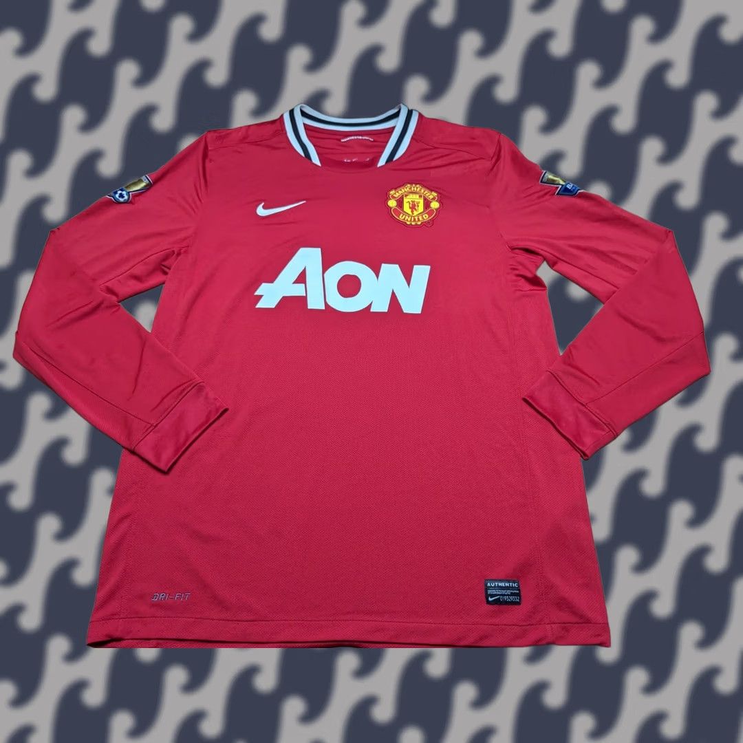 Adidas Adidas Manchester United Jersey Mens T-Shirt L Red Phil Jones #4 2011 2012 Premier League Home Size US L / EU 52-54 / 3 - 1 Thumbnail