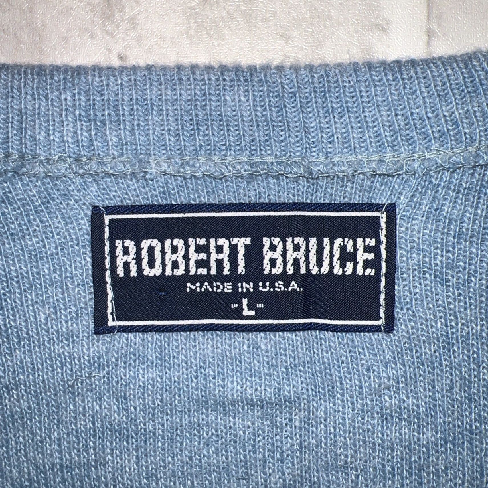 Vintage VINTAGE Robert Bruce Blue Sweater Vest Mens L USA Theme Vest Size US L / EU 52-54 / 3 - 3 Thumbnail