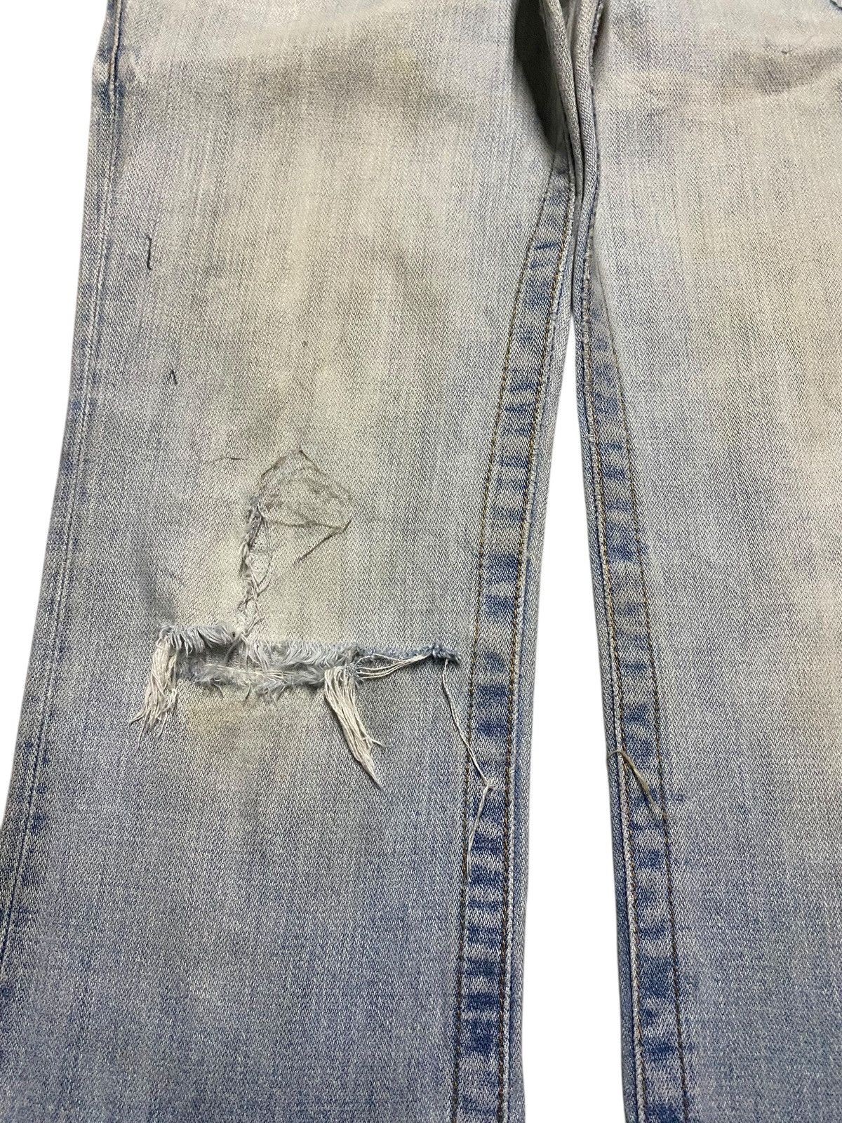 Vintage Love Latte Light Wash Embroidered Cross Slim Jeans